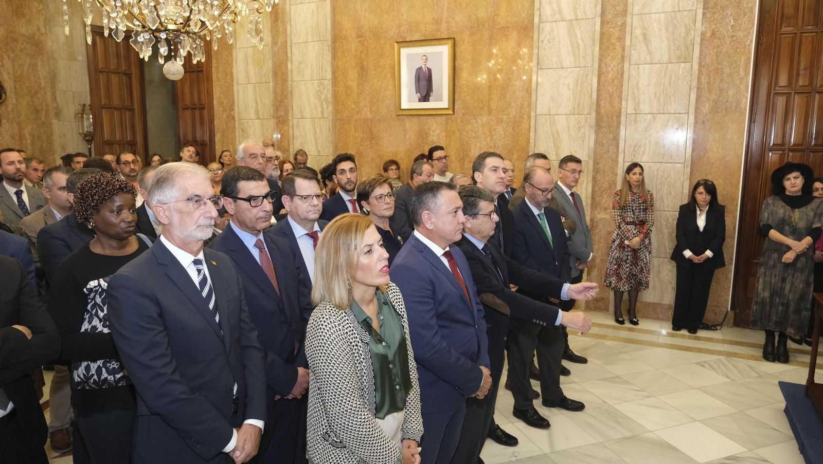 Imágenes del acto del Día de la Constitución en la Subdelegación del Gobierno de Almería