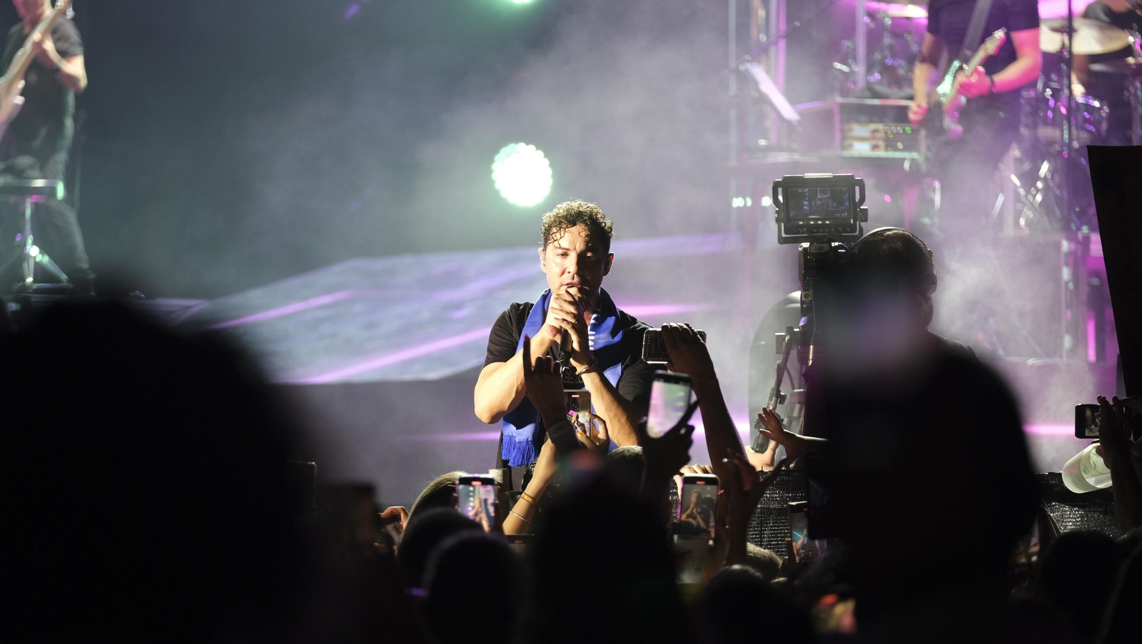 David Bisbal arrasa en su concierto de Roquetas de Mar