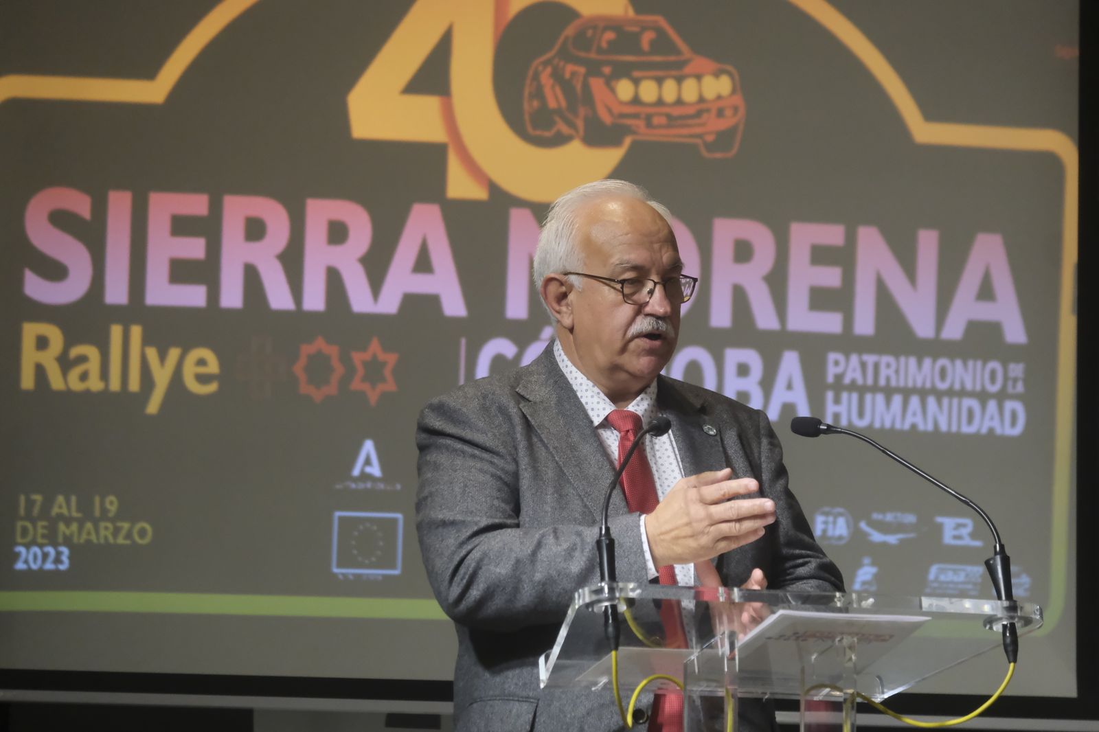 La presentación del recorrido del Rallye Sierra Morena 2023, en imágenes