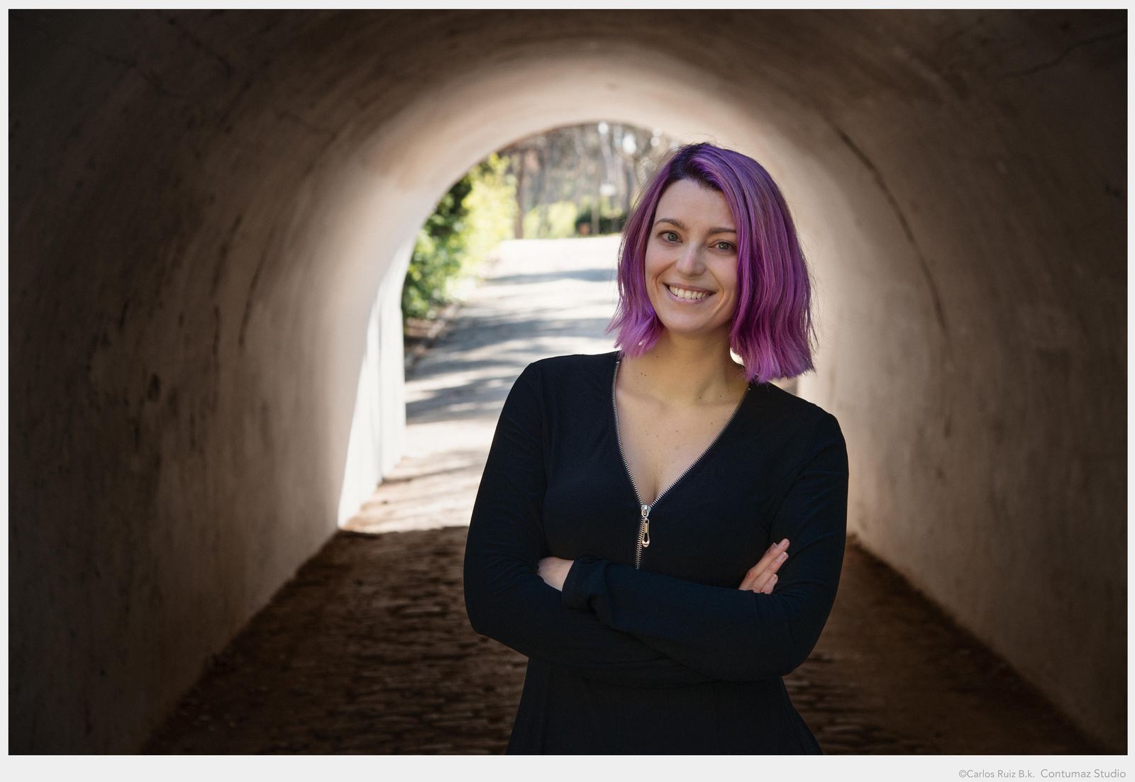 La humorista Raquel Sastre.