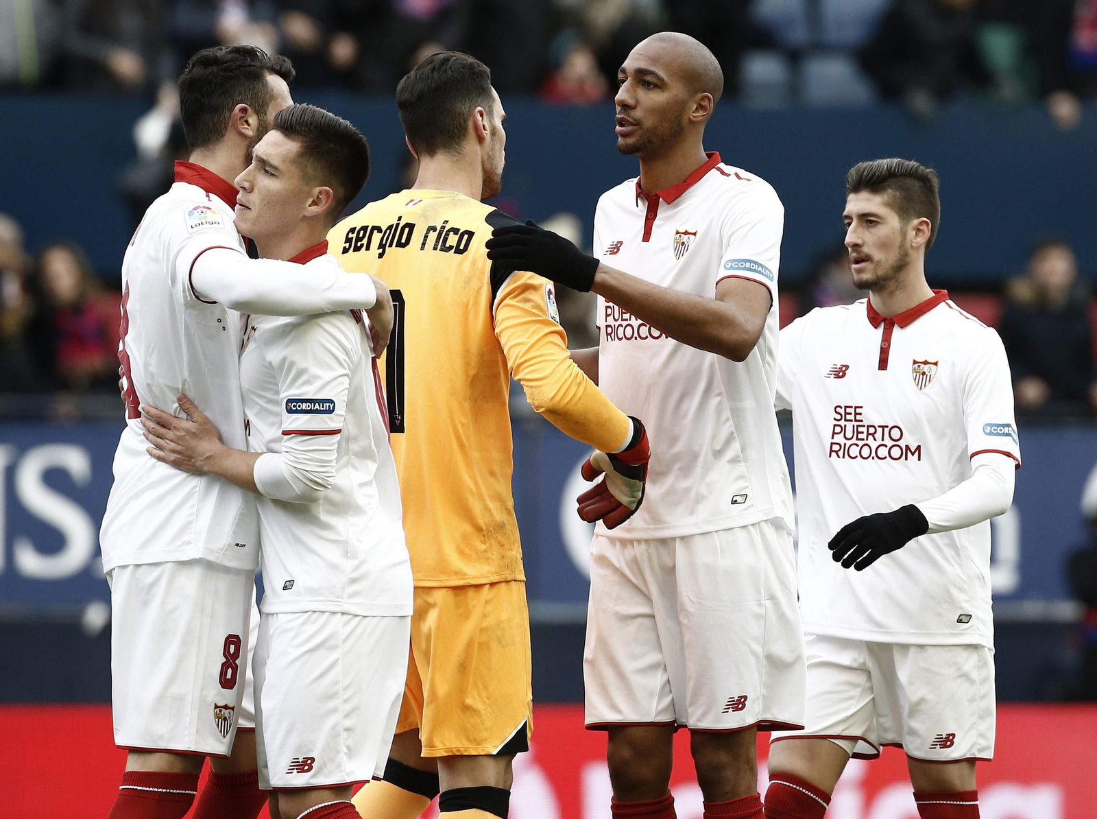 El Osasuna-Sevilla, en imágenes
