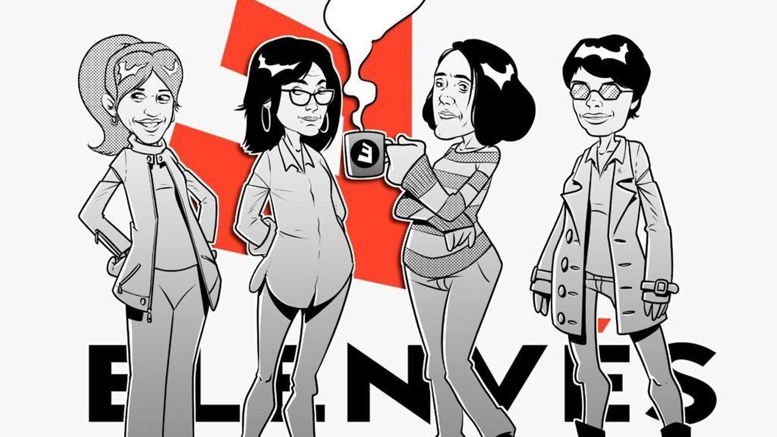 Imagen de El Envés Editoras. Con Concha Badía, Almudena Rubio, Pepa Merlo y Conchi Molina