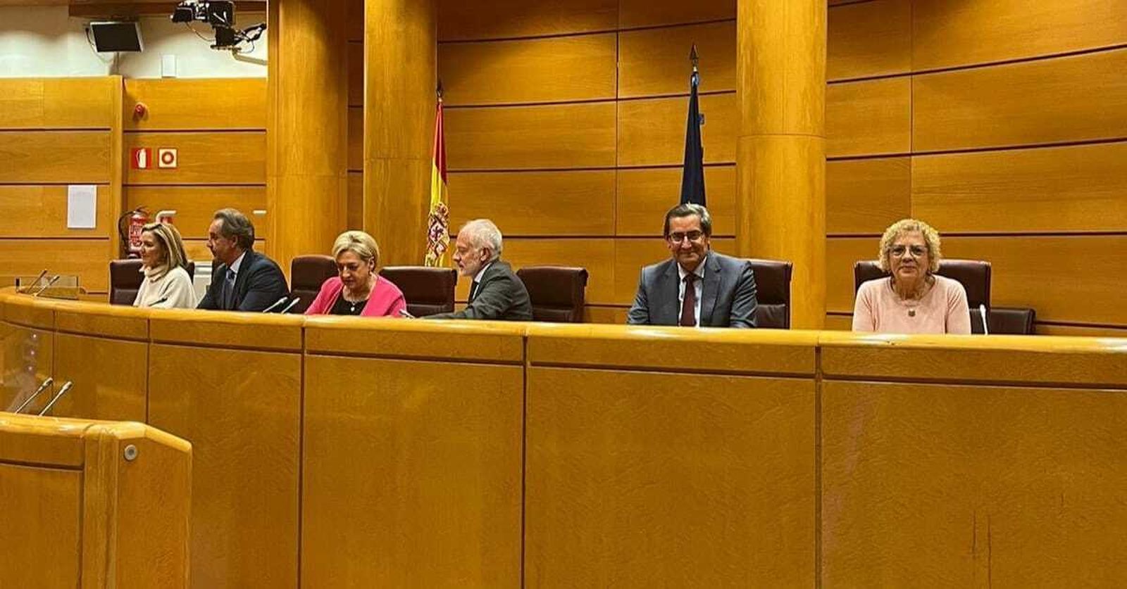 Entrena, senador del PSOE, en la comisión de Ciencia e Innovación.