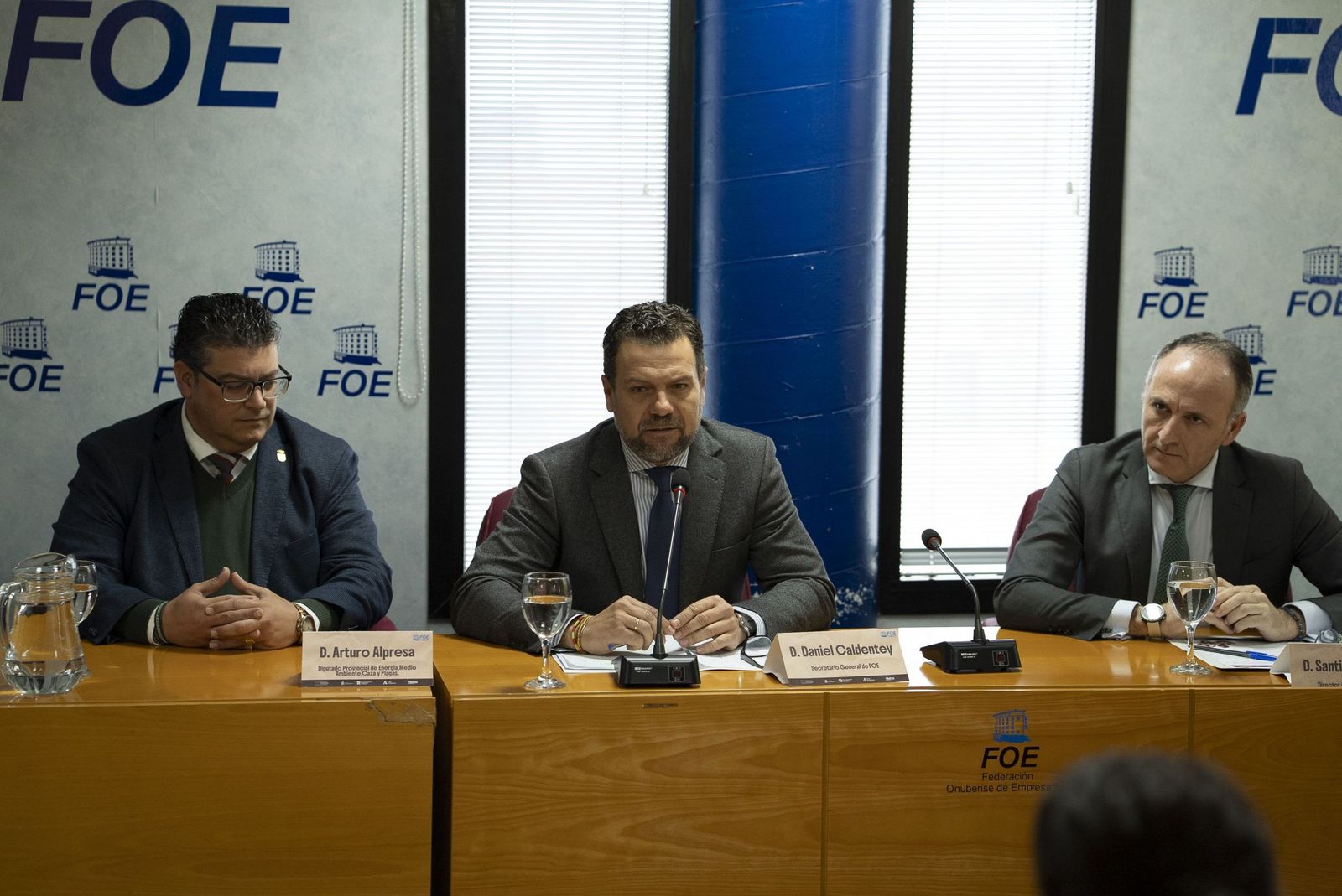 Arturo Alpresa, Daniel Caldentey y Santiago Ponce.