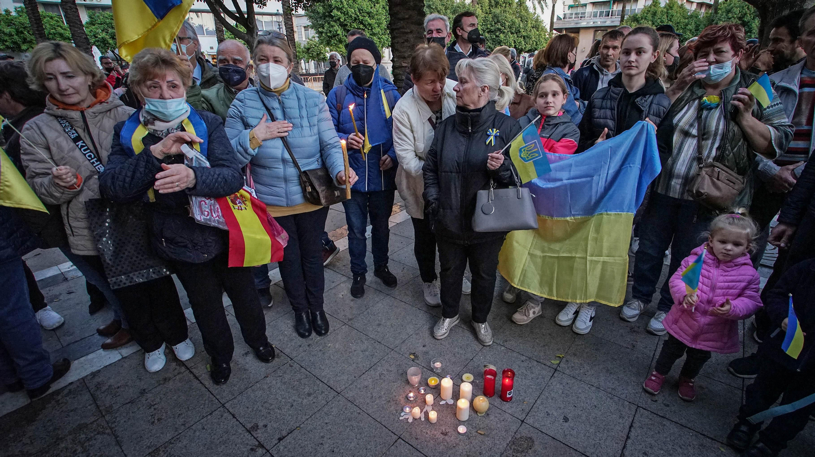 Concentración en Jerez por la paz en Ucrania