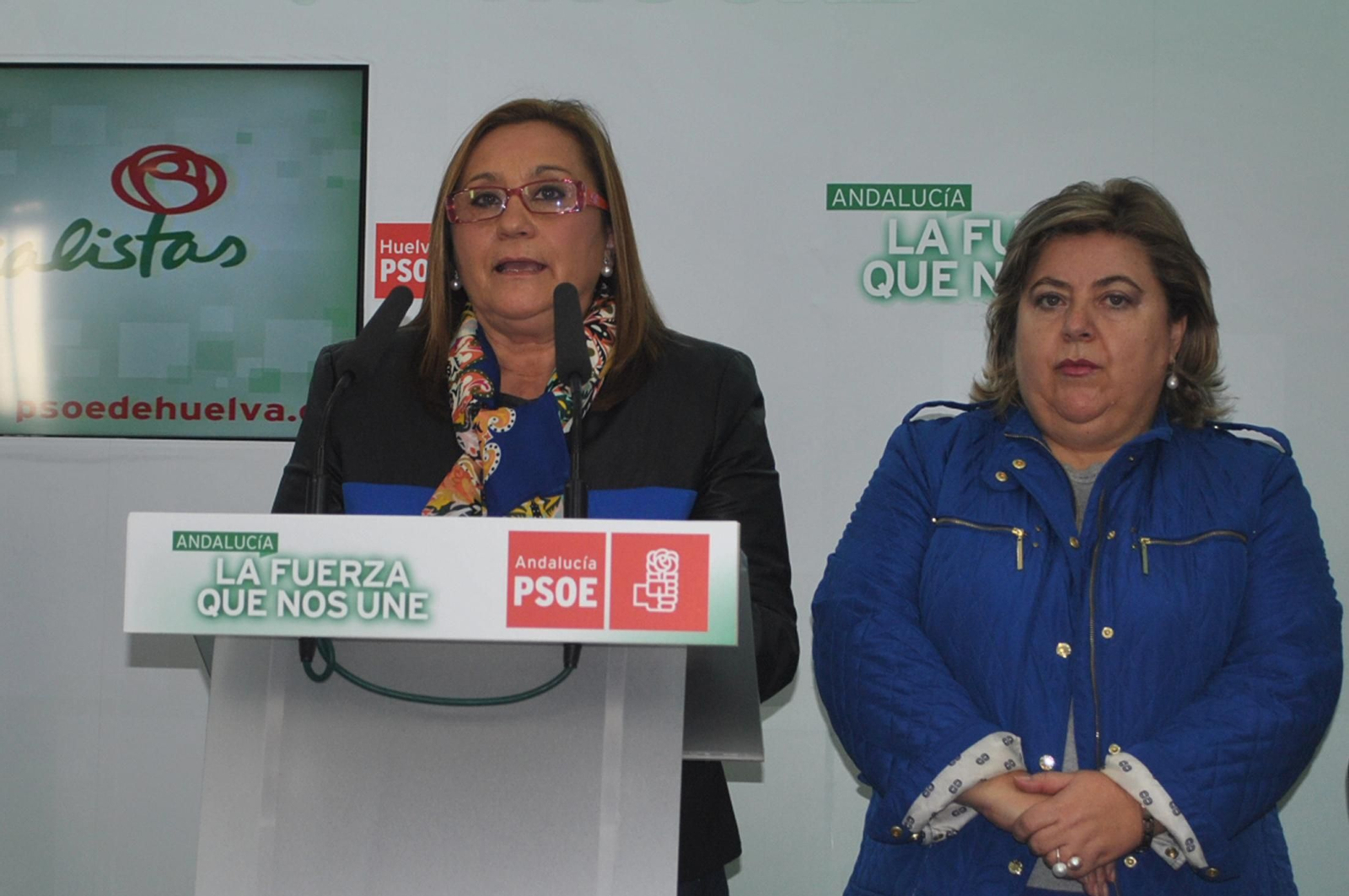 María Luisa Faneca en un acto del partido.