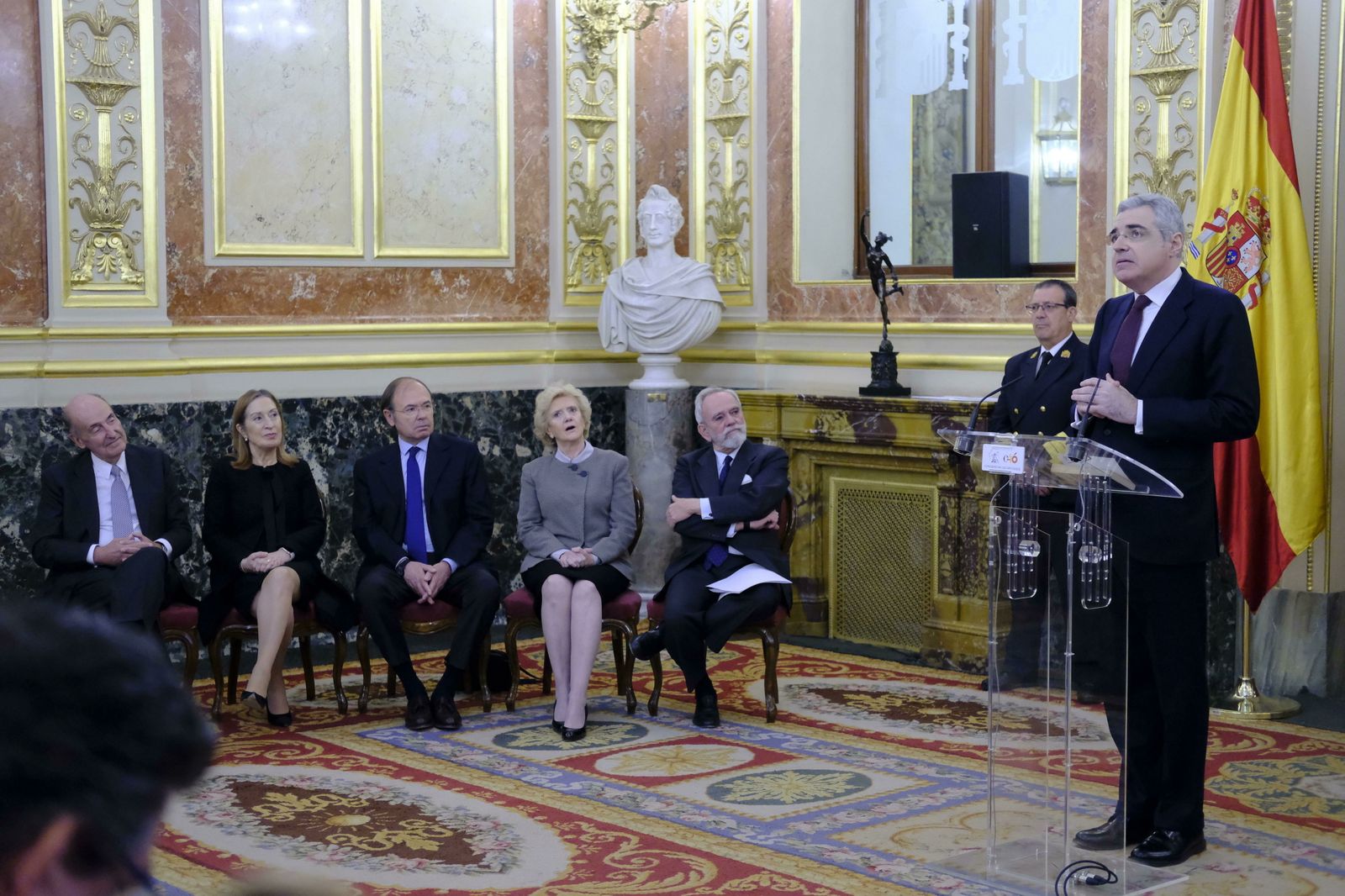 Las imágenes del homenaje a Pérez Llorca en el Congreso