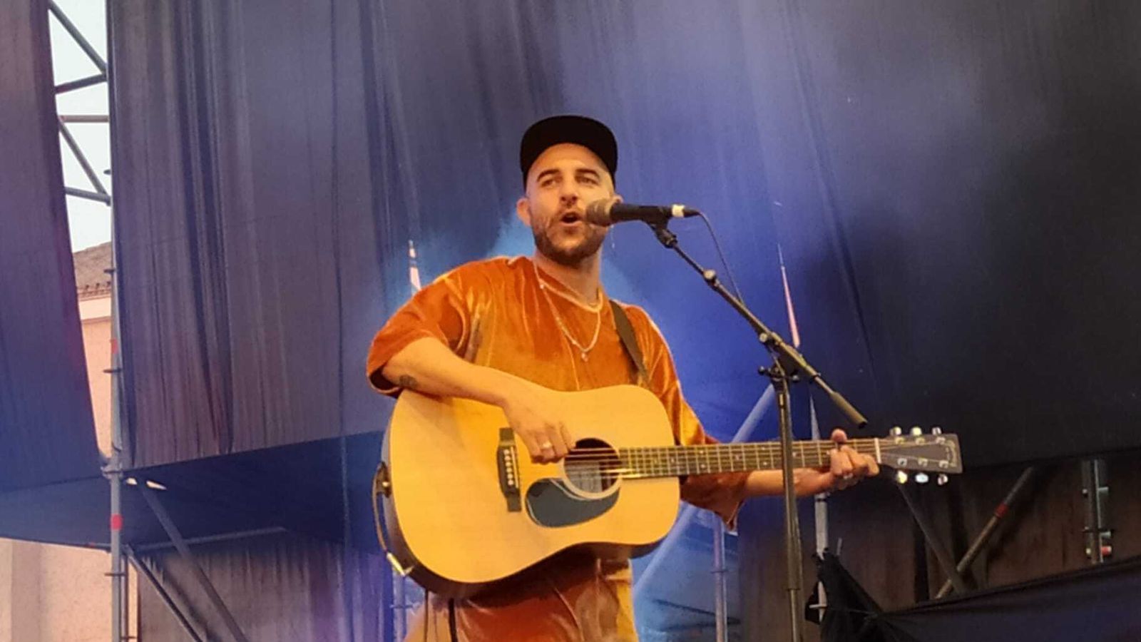 El artista Nil Moliner, en Bahía Sound.