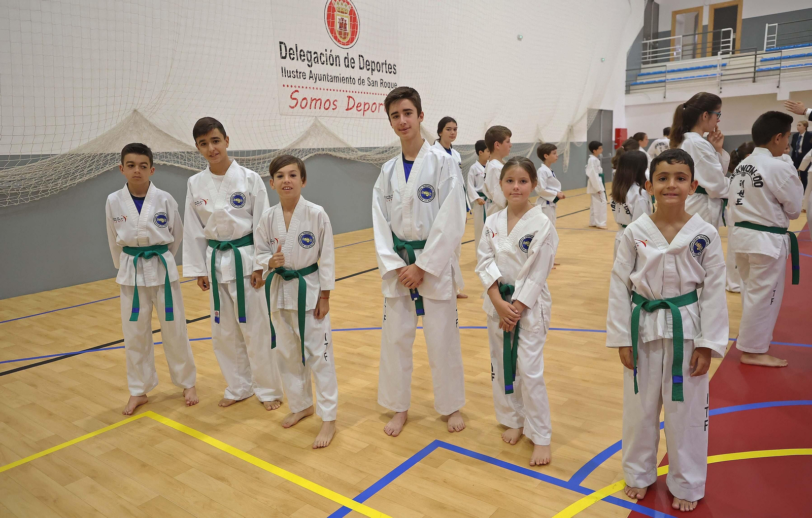 Imágenes de los exámenes de grado Taekwon - Do ITF en San Roque