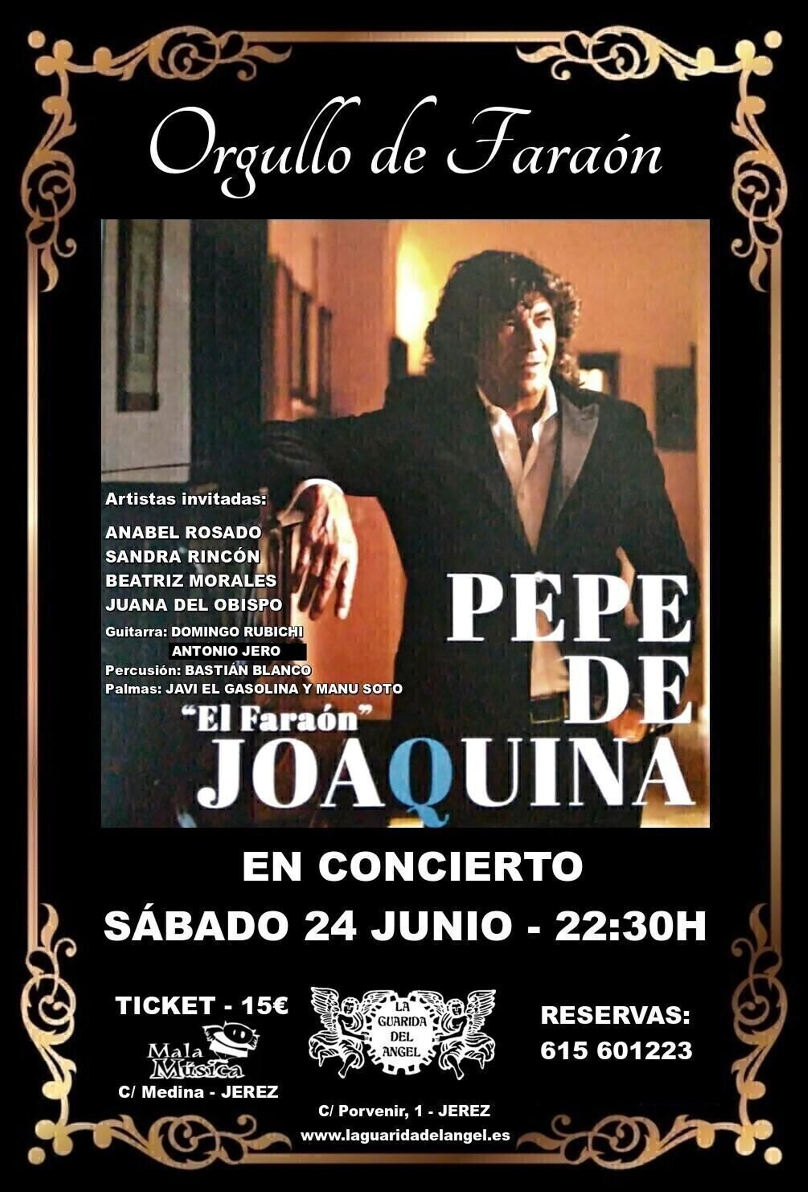 Pepe de Joaquina en la Guarida del Ángel