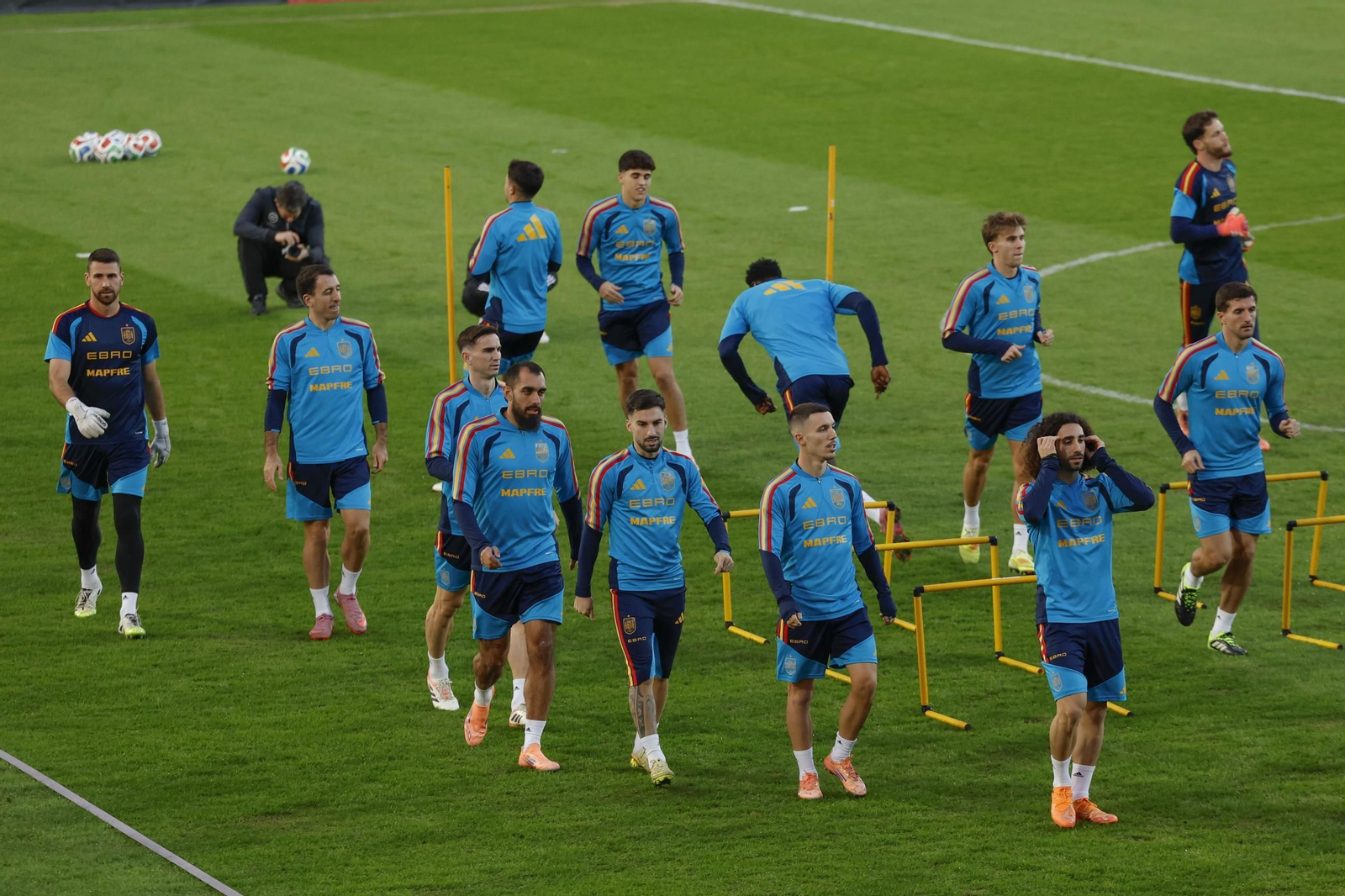 Las fotos de la selección española en Sevilla