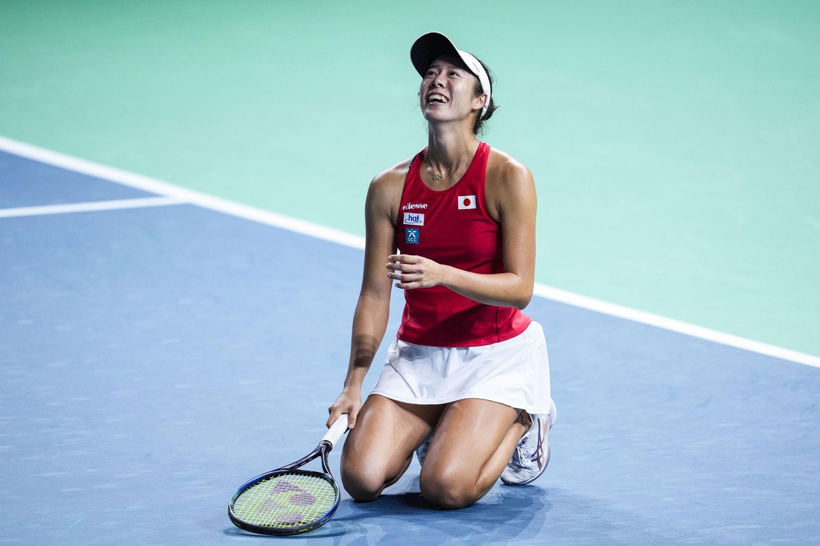 El Italia-Japón de la Billie Jean King en Málaga, en fotos