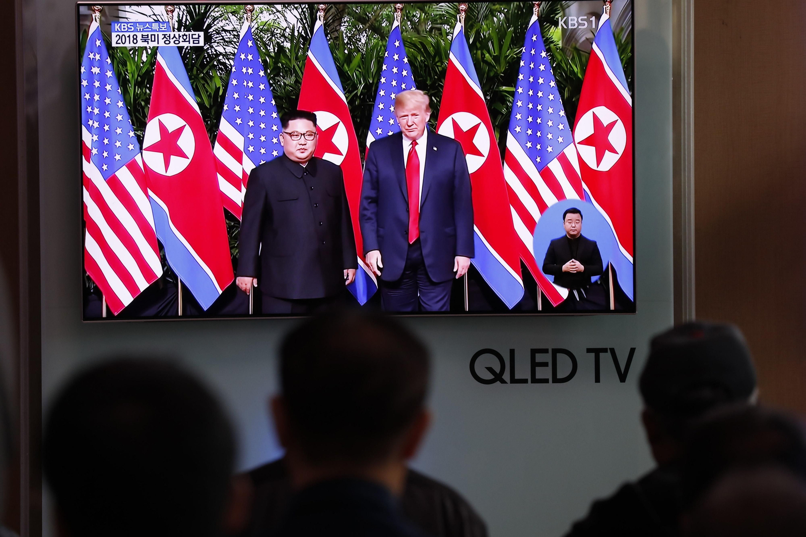 Las imágenes del encuentro entre Kim Jong-un y Trump