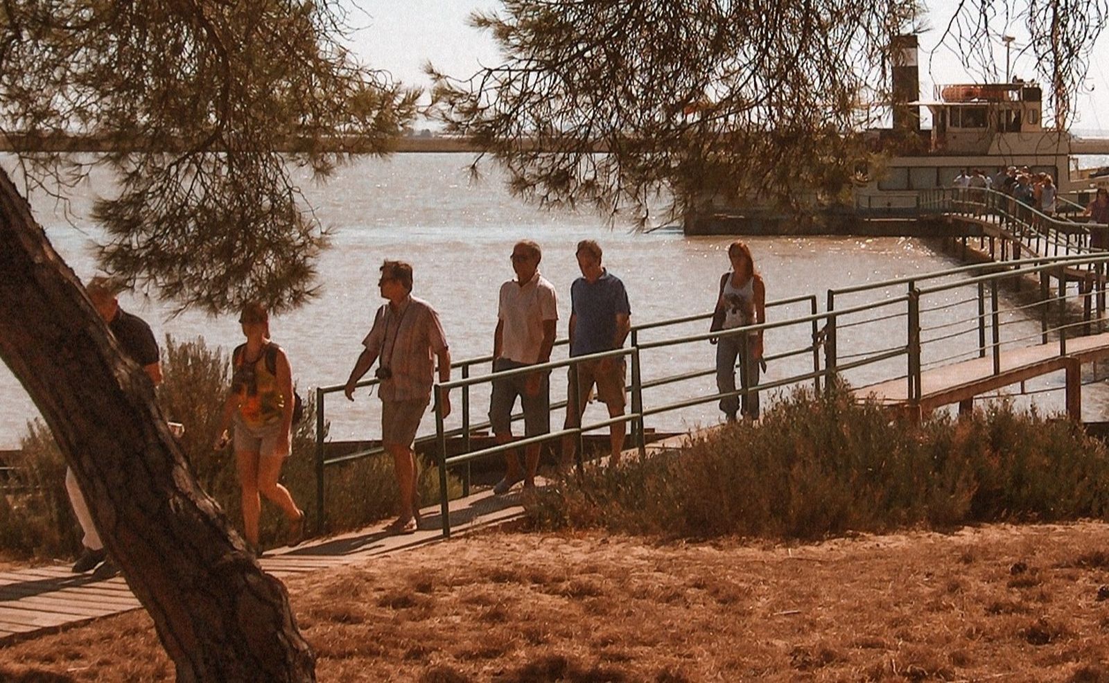 Acceso a Doñana desde Sanlúcar.