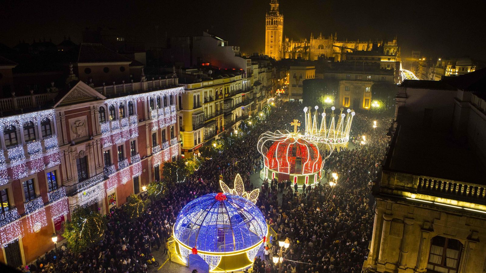 El espectáculo navideño de la Plaza de San Francisco.