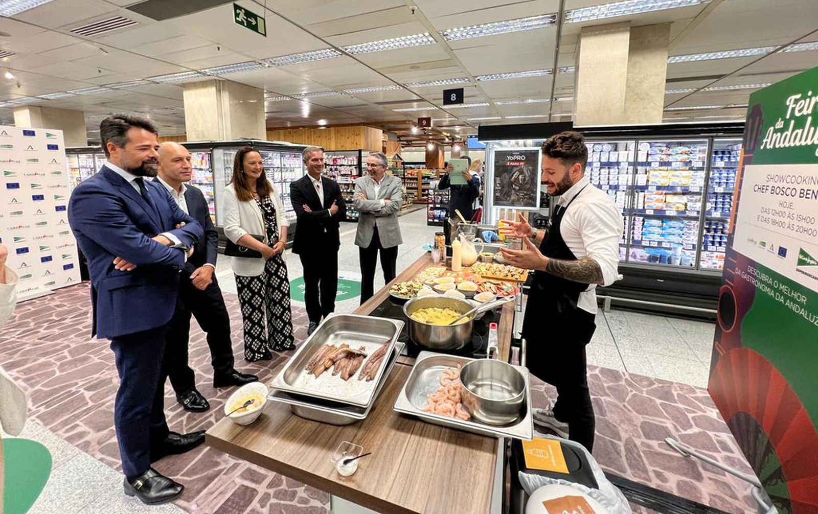 Los productos andaluces son presentados en los supermercados El Corte Inglés de Portugal