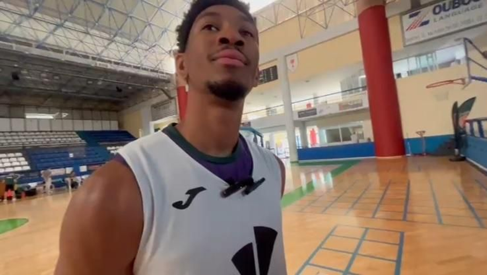 Kameron Taylor, en el Evnikos Stadium.