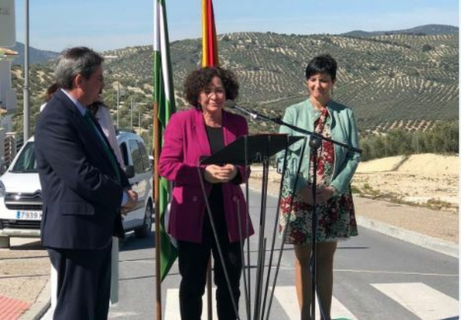 María José Rienda y Pilar Aranda ya tienen una calle en la localidad granadina de Montefrío.