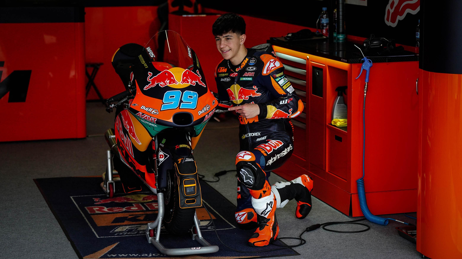 Entrenamientos de Moto3 en el Circuito de Jerez