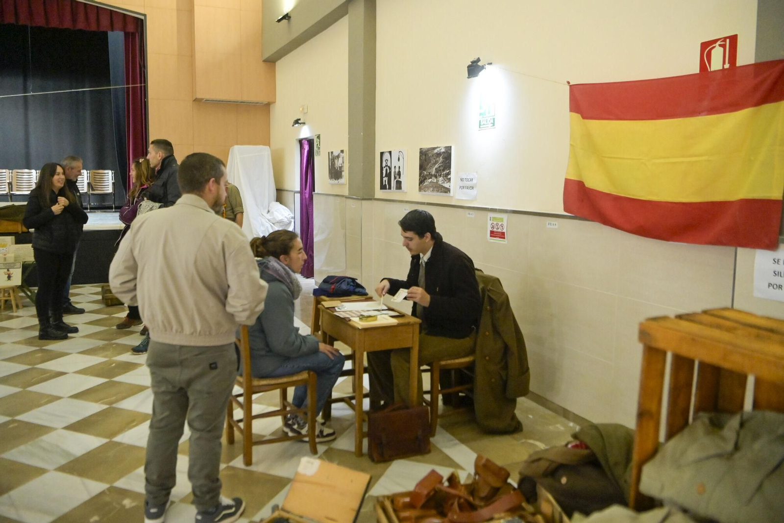 Las mejores imágenes de la recreación de un hospital durante la Guerra Civil en Beas de Granada