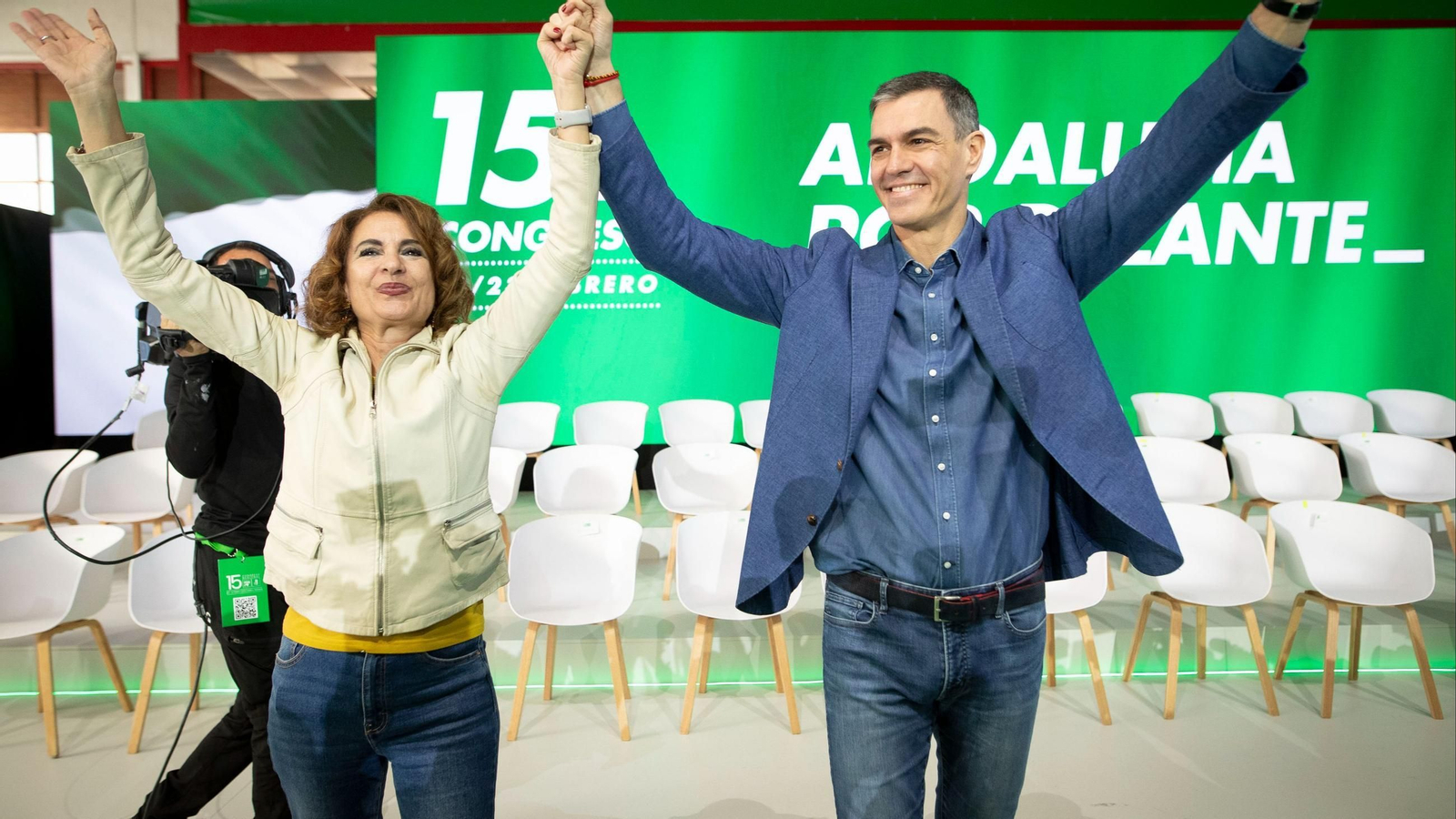 Clausura de Pedro Sanchez y Maria Jesus Montero del 15 congreso del PSOE en Granada