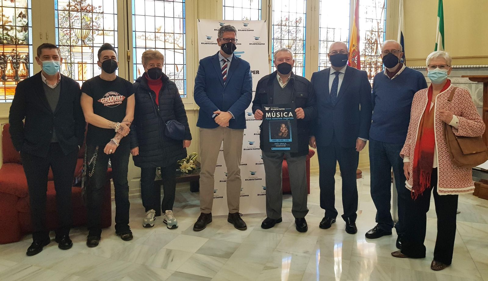 Presentación del programa 'Música para nuestros mayores' en el centro de Mora Claros.