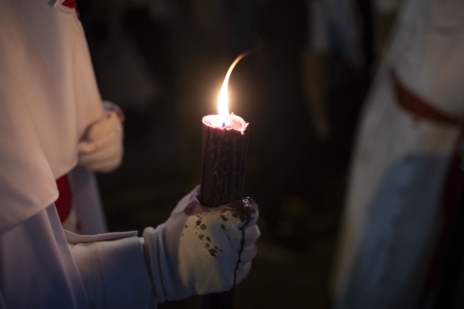 Lunes Santo: Tres Caídas en Huelva, en imágenes