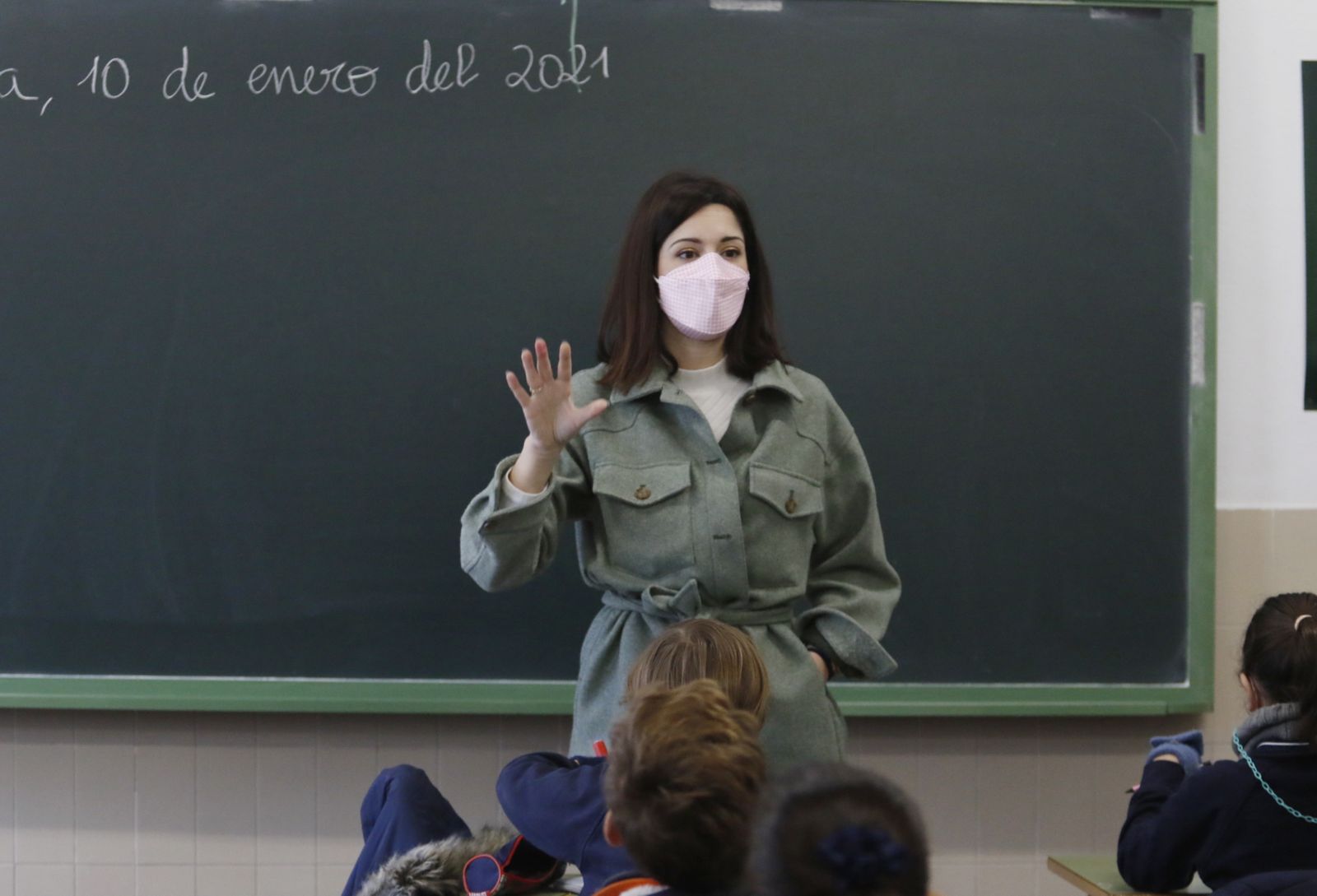 Las imágenes de la vuelta al colegio en Córdoba tras las vacaciones de Navidad