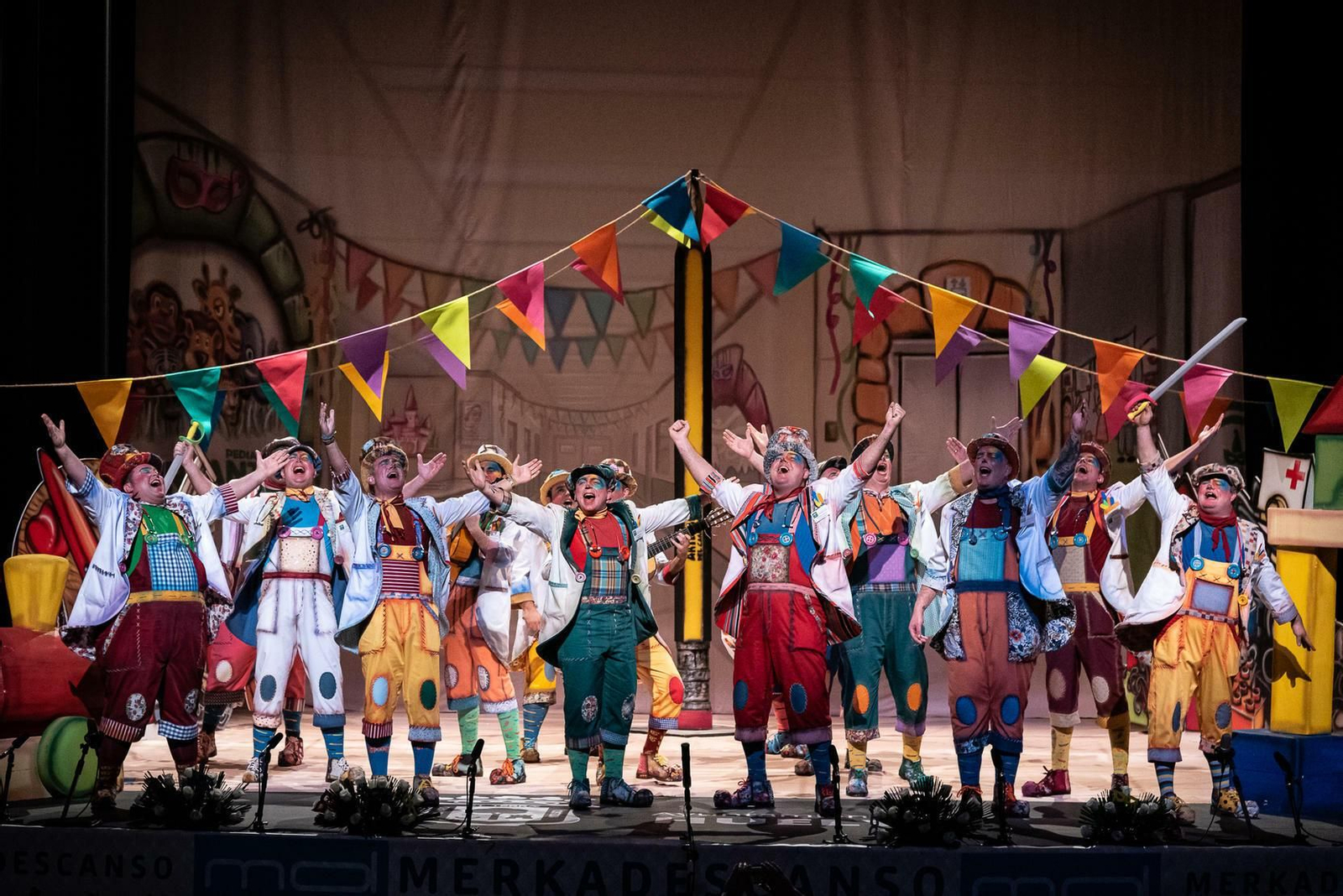 Comparsa Los tocaos del ala.