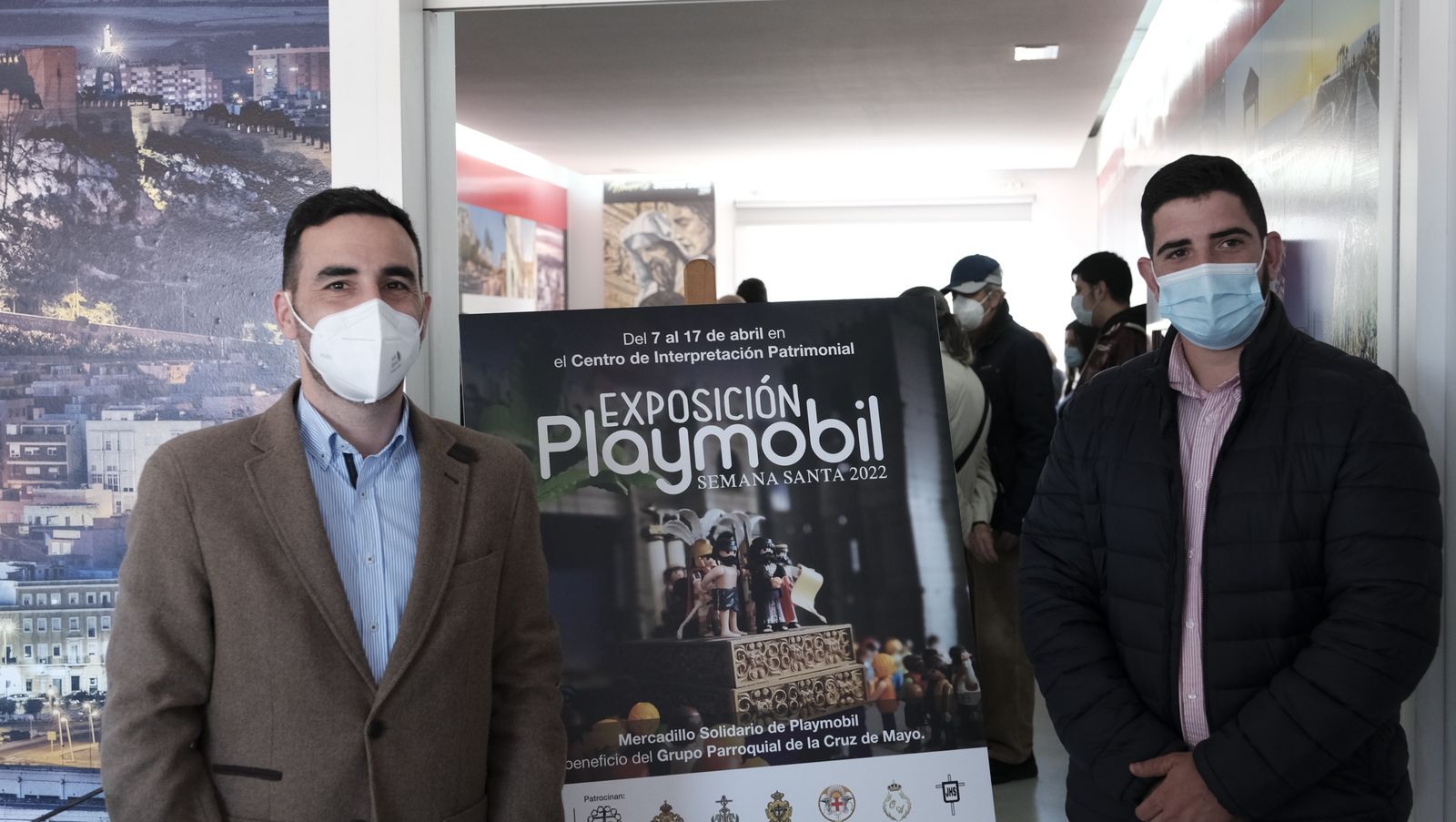 Inauguración de la exposición de playmobil de semana santa de Almería