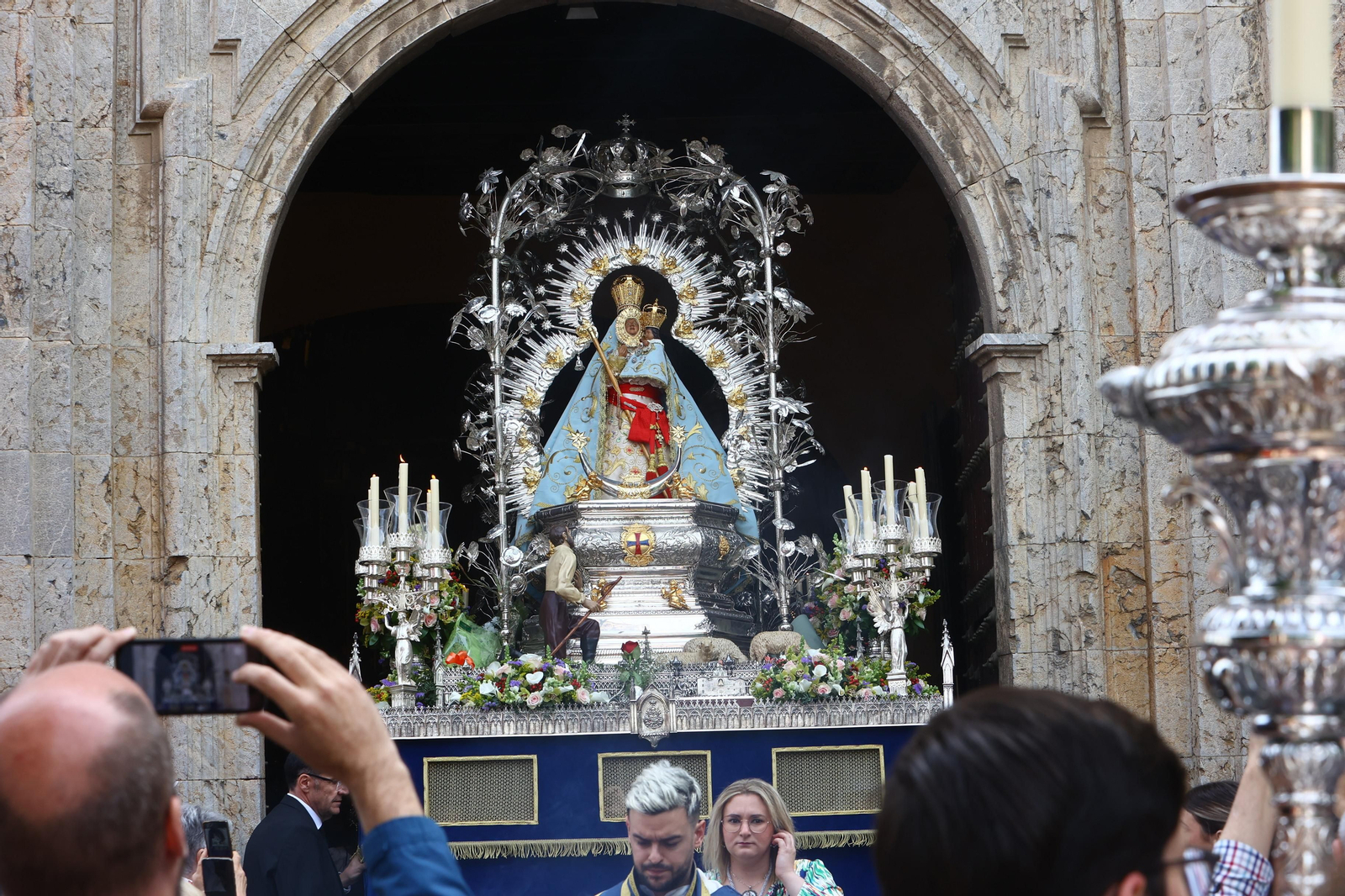 La procesión de la Virgen de la Cabeza de Córdoba, en imágenes