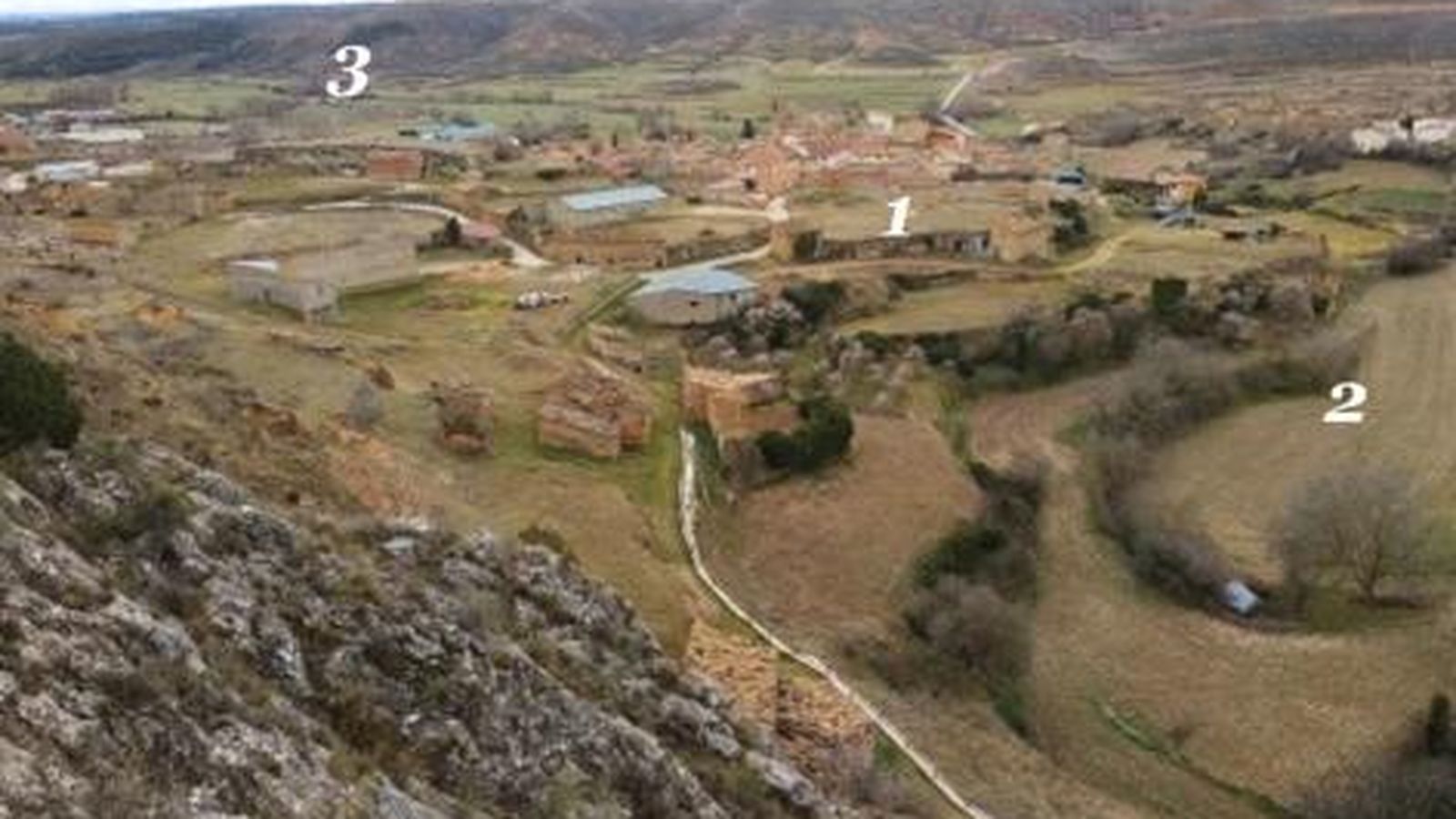 Figura del poblado hallado en Soria