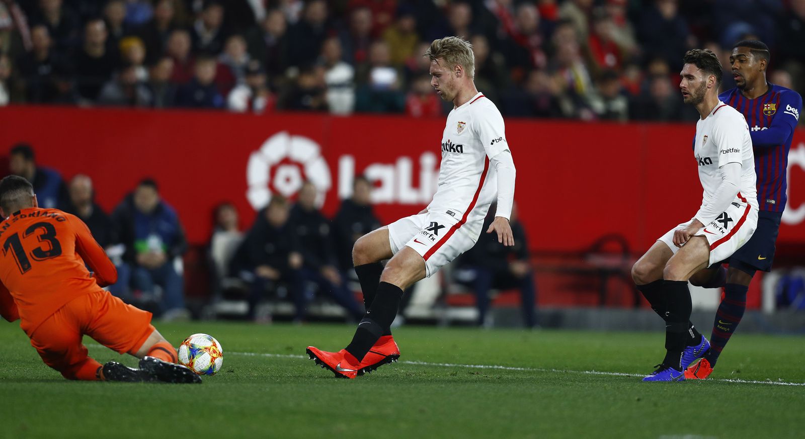 Las imágenes del Sevilla FC-Barcelona de Copa del Rey