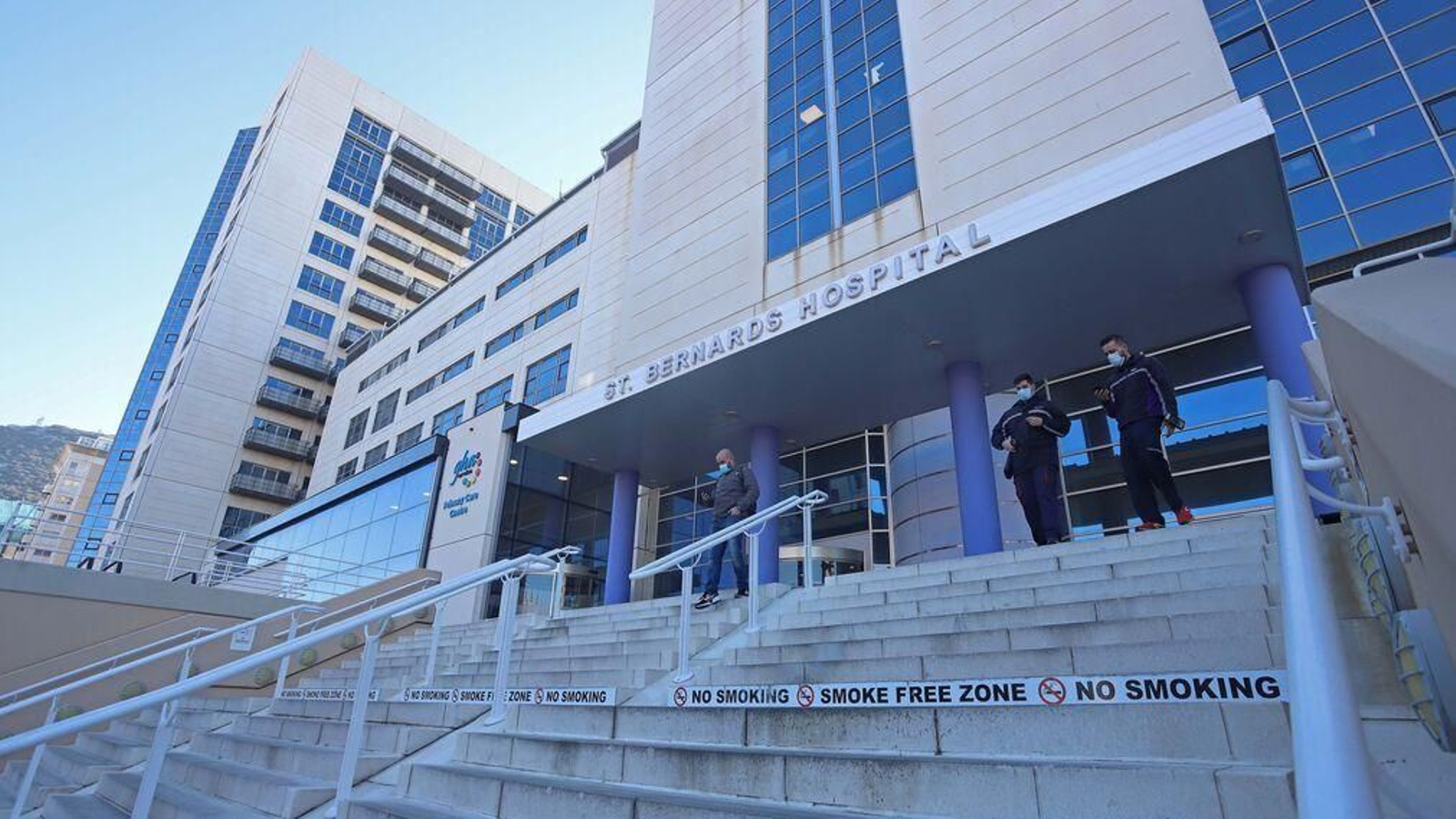 El hospital San Bernardo de Gibraltar.