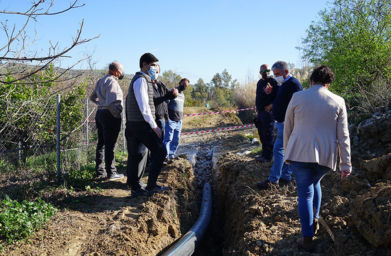 Coín impulsa actuaciones con las comunidades de regantes para un mayor aprovechamiento del agua de riego
