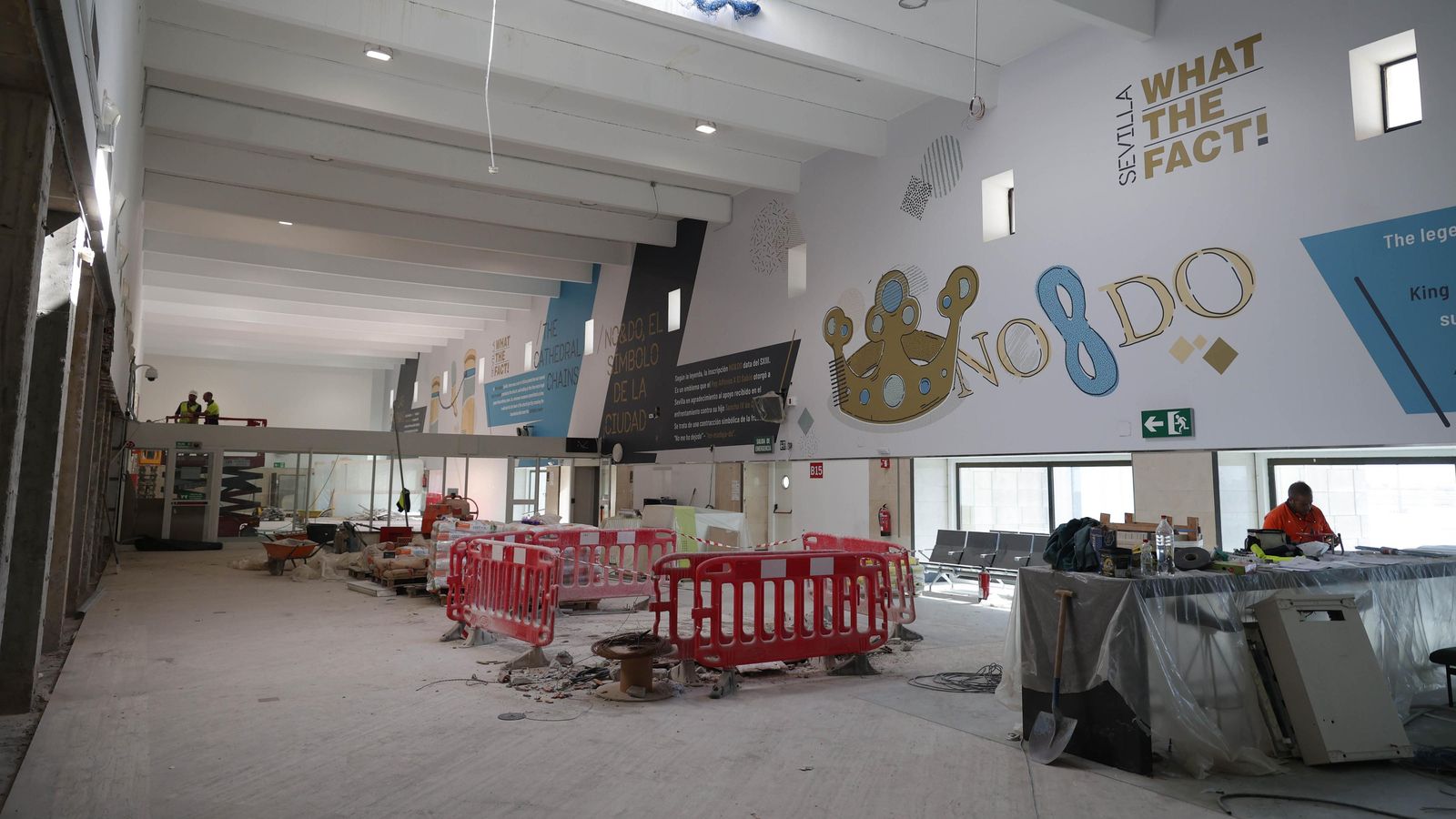 Obras que aún se ejecutan.