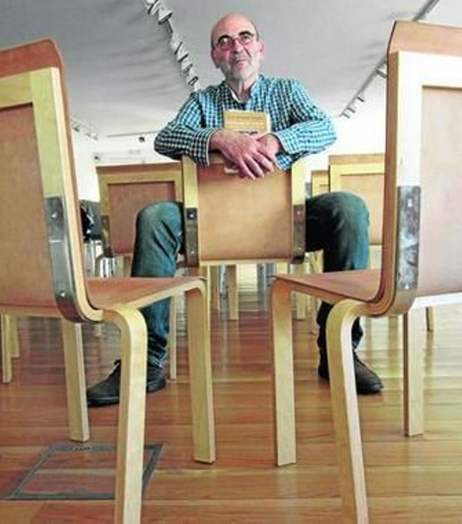 José Antonio Fortes, en la pasada edición de la Feria del Libro de Granada.