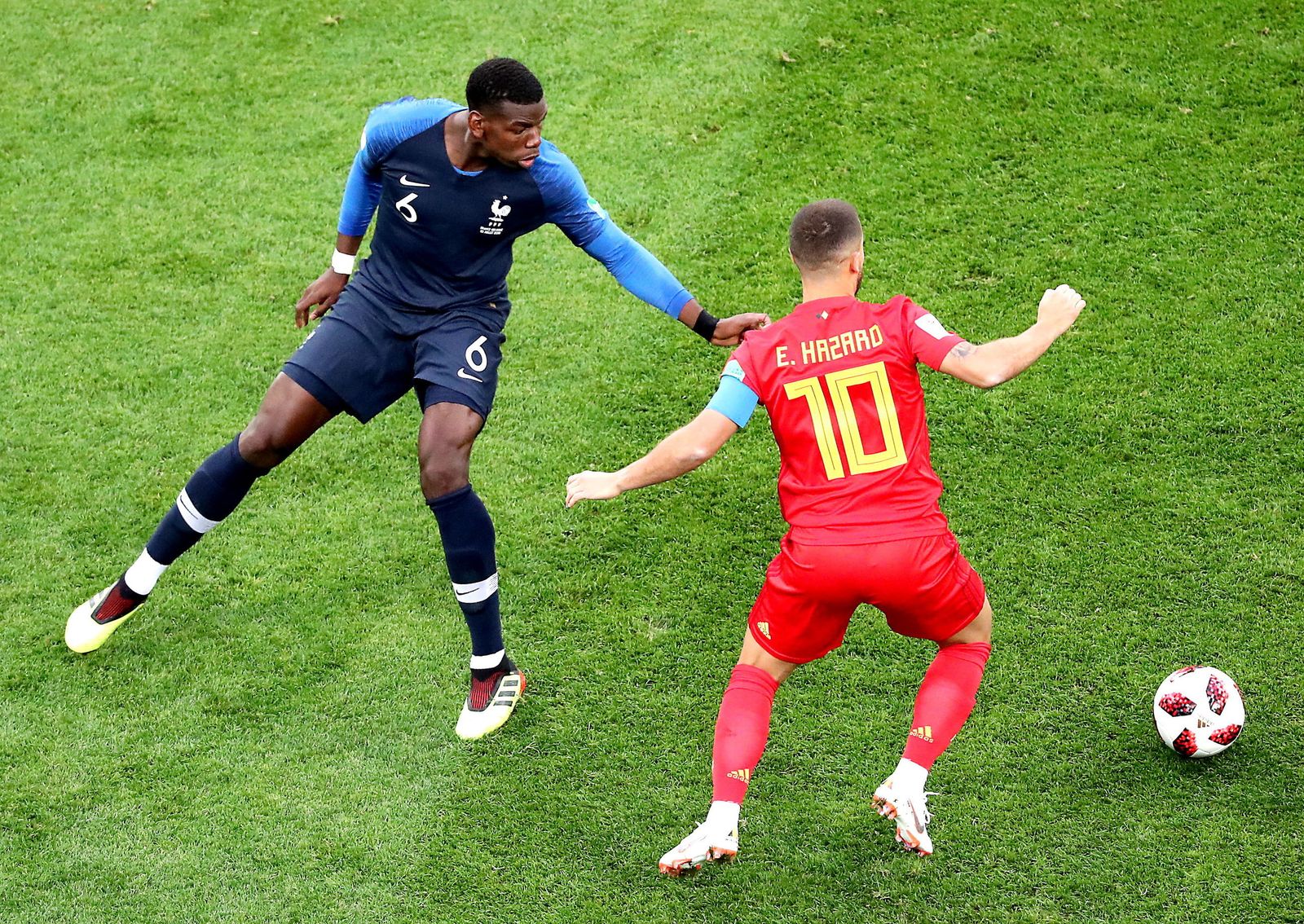 Las imágenes del Francia-Bélgica