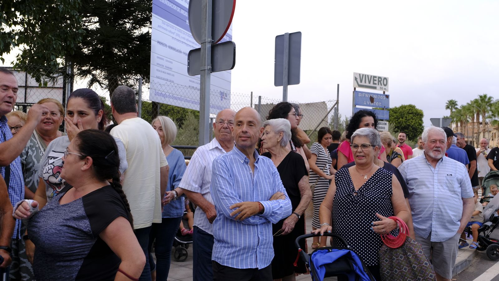 Imágenes de la inauguración del puente que une Huércal de Almería y Viator