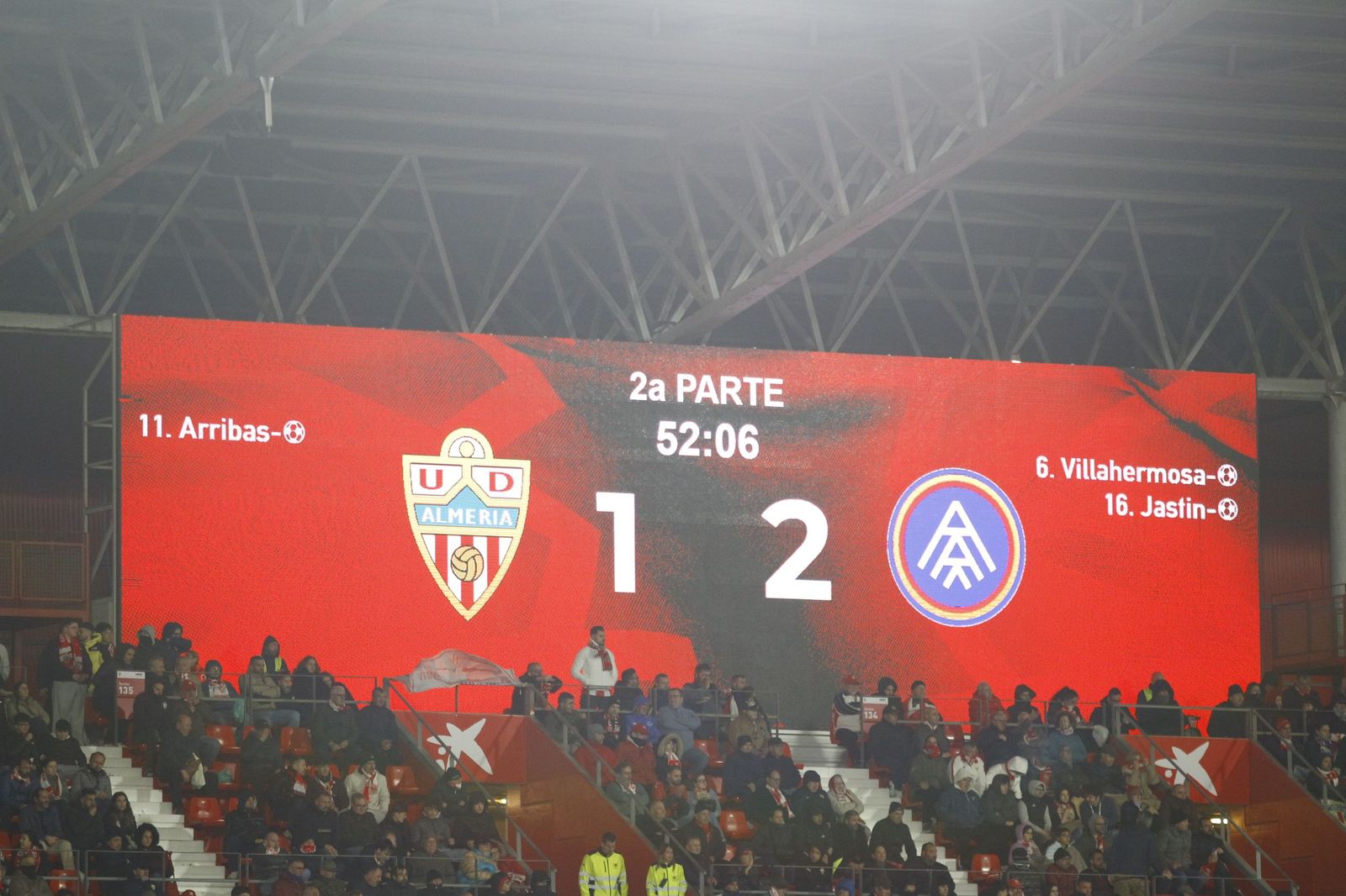 Las imágenes del partido U.D. Almería - F.C. Andorra