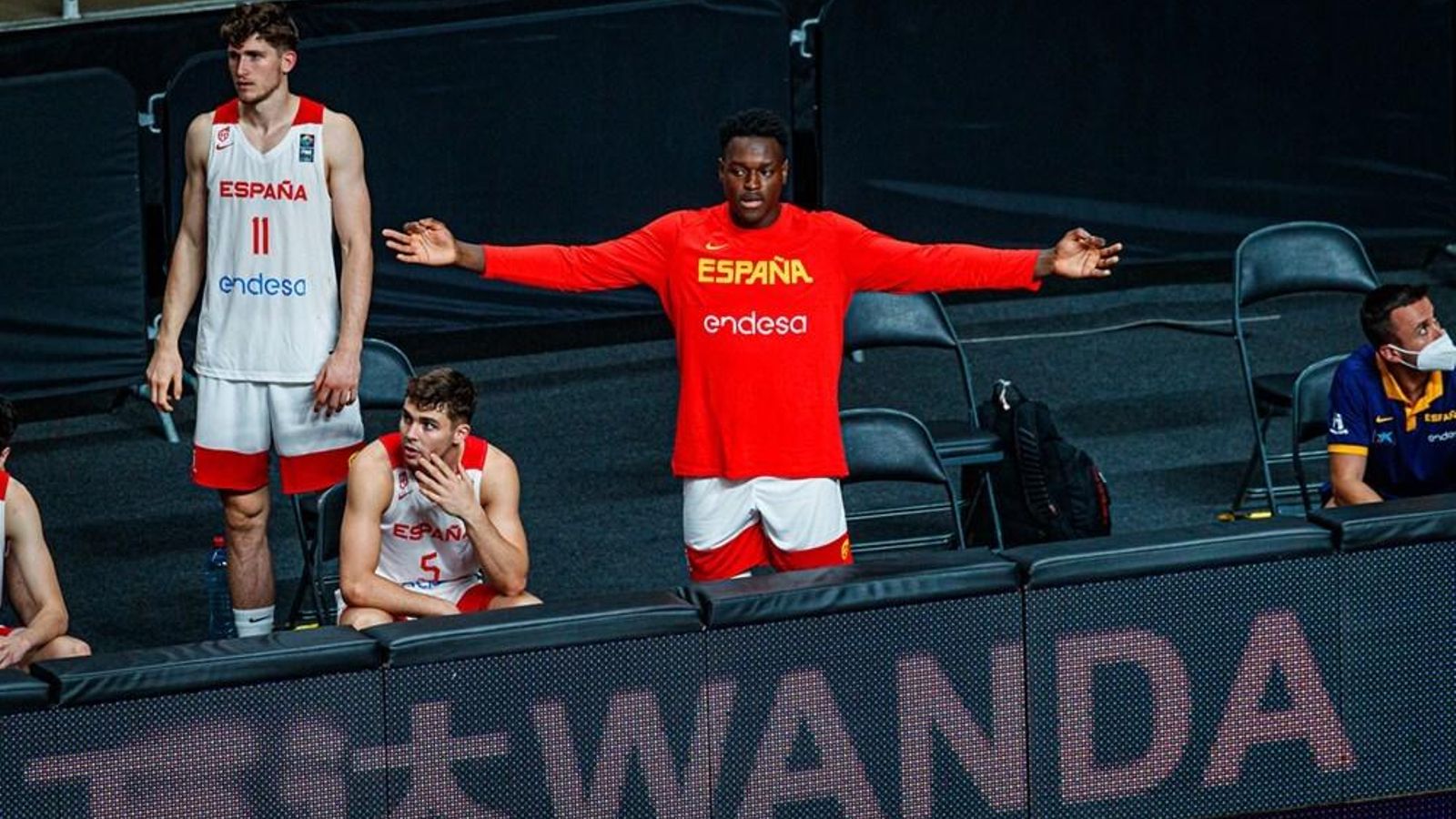 Jeffry Godspower y Javi Rodríguez.