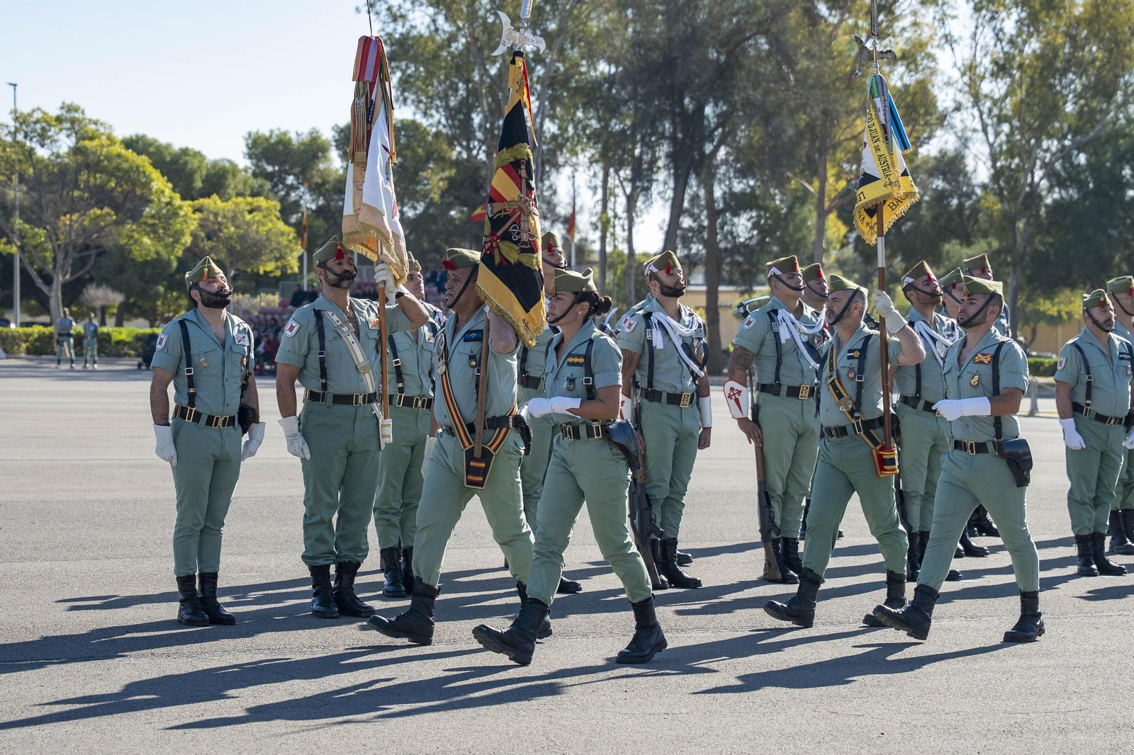 Así conmemora el día de la Inmaculada Concepción la Brigada de la Legión en Almería y despide al contingente que parte a Eslovaquia