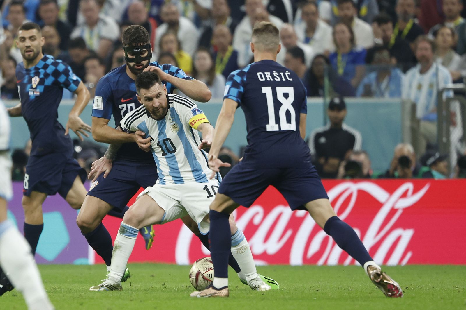 Las fotos de Messi contra Croacia