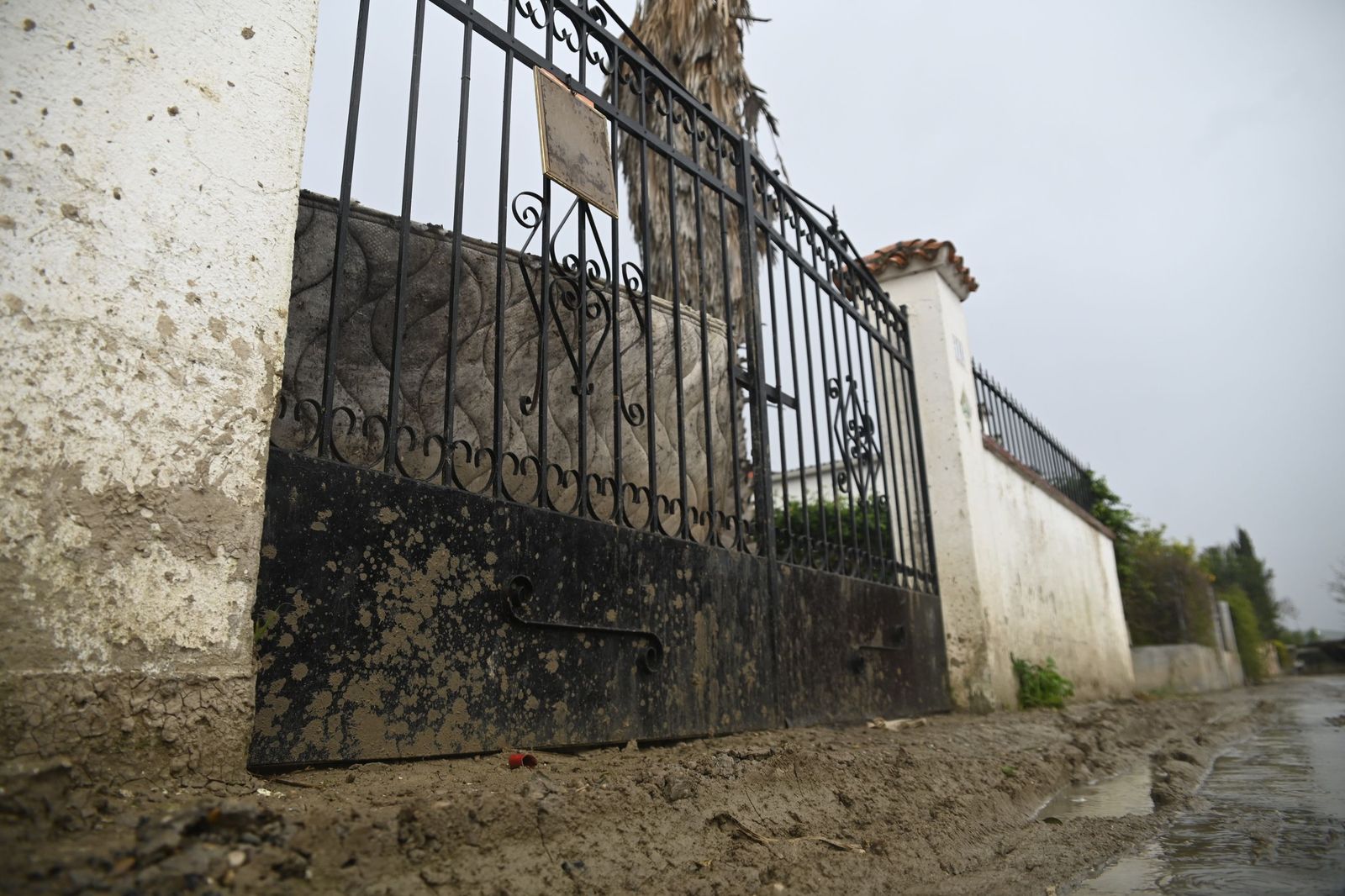 Parcelas de Guadalvalle siguen anegadas por el barro un mes después de las inundaciones