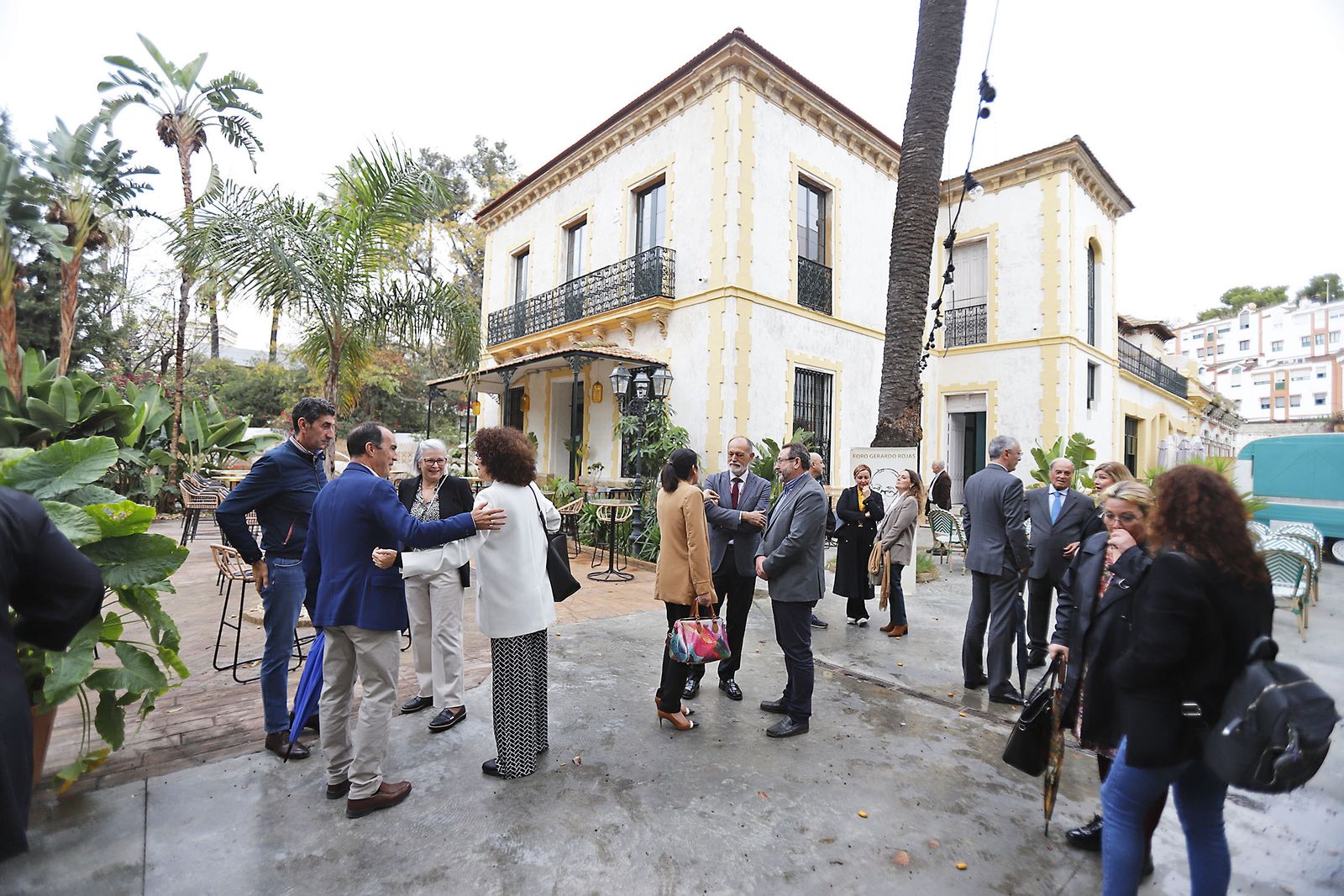 Imágenes de la recepción del Foro Gerardo Rojas de Huelva Información