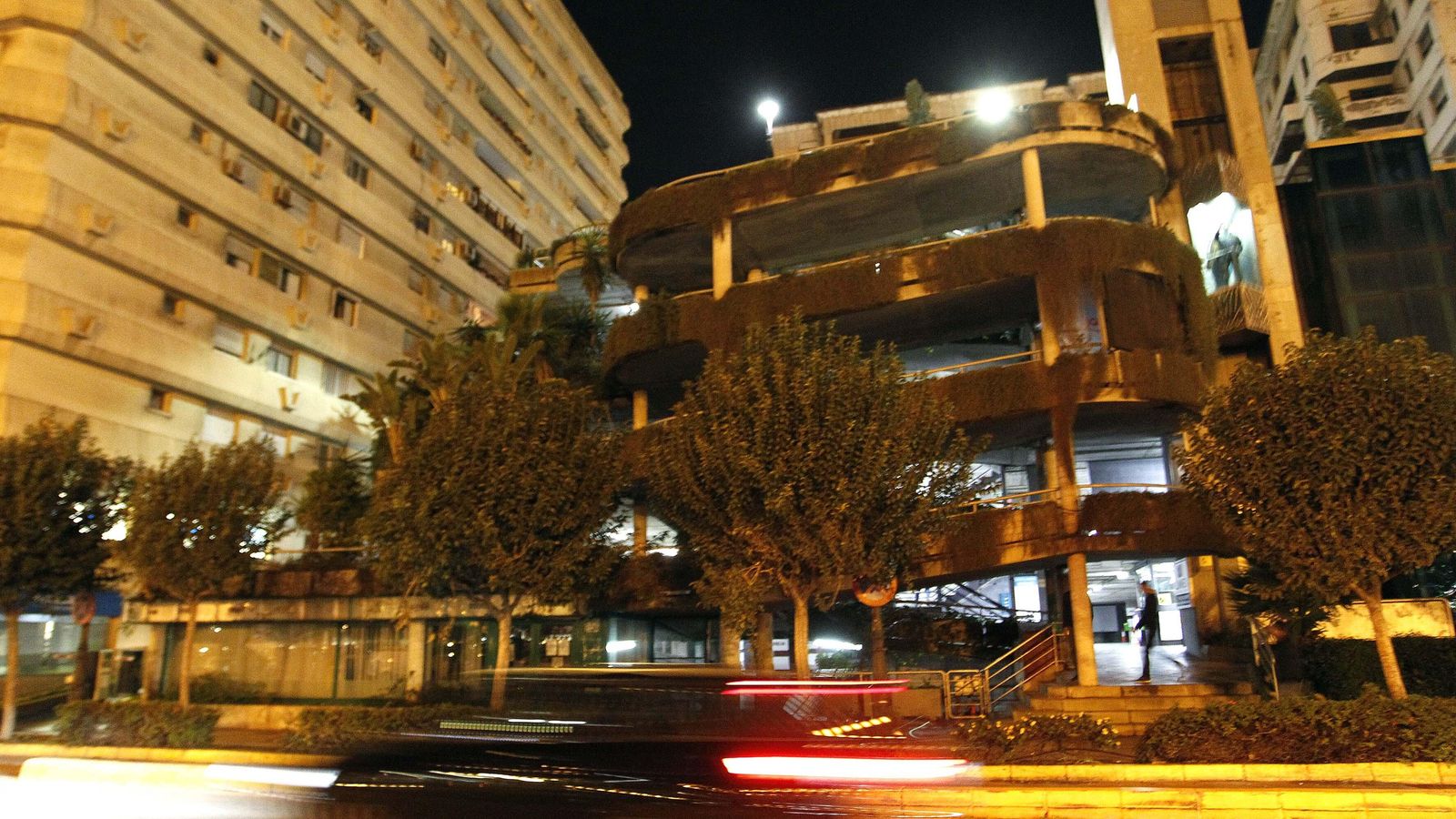 El parking de La Escalinata, que será demolido en 2024.