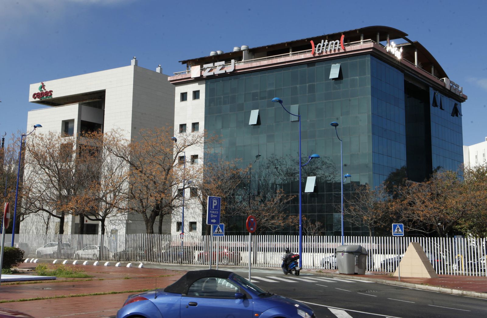 Vista del PCT desde la avenida Marie Curie.