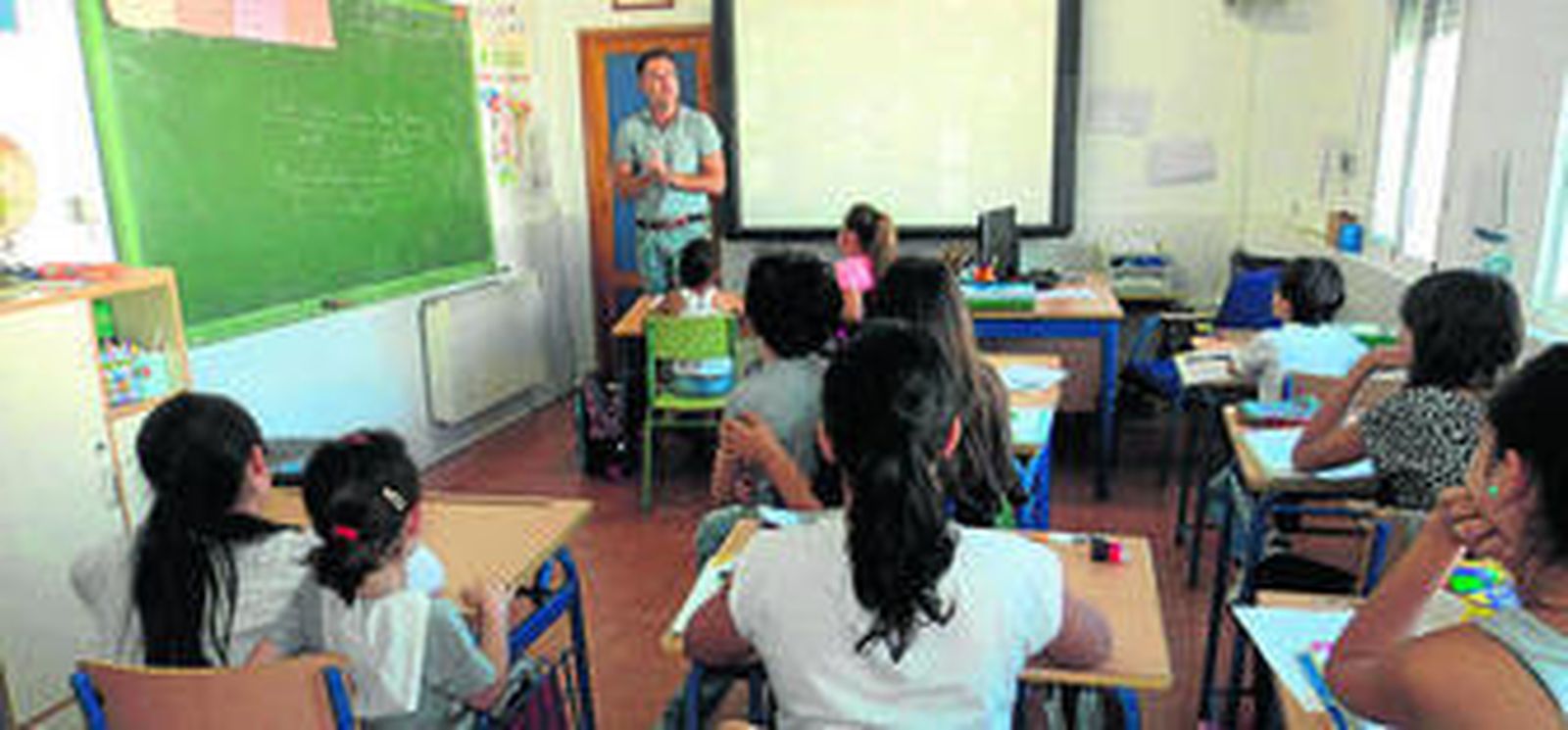 Actividades de educación ambiental con los alumnos de Doña María, Las Tres Villas.