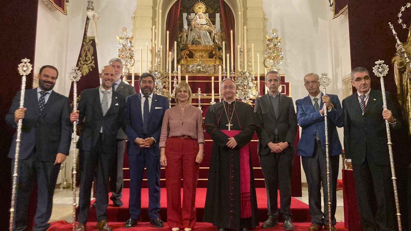 Un momento de la inauguración de la muestra.