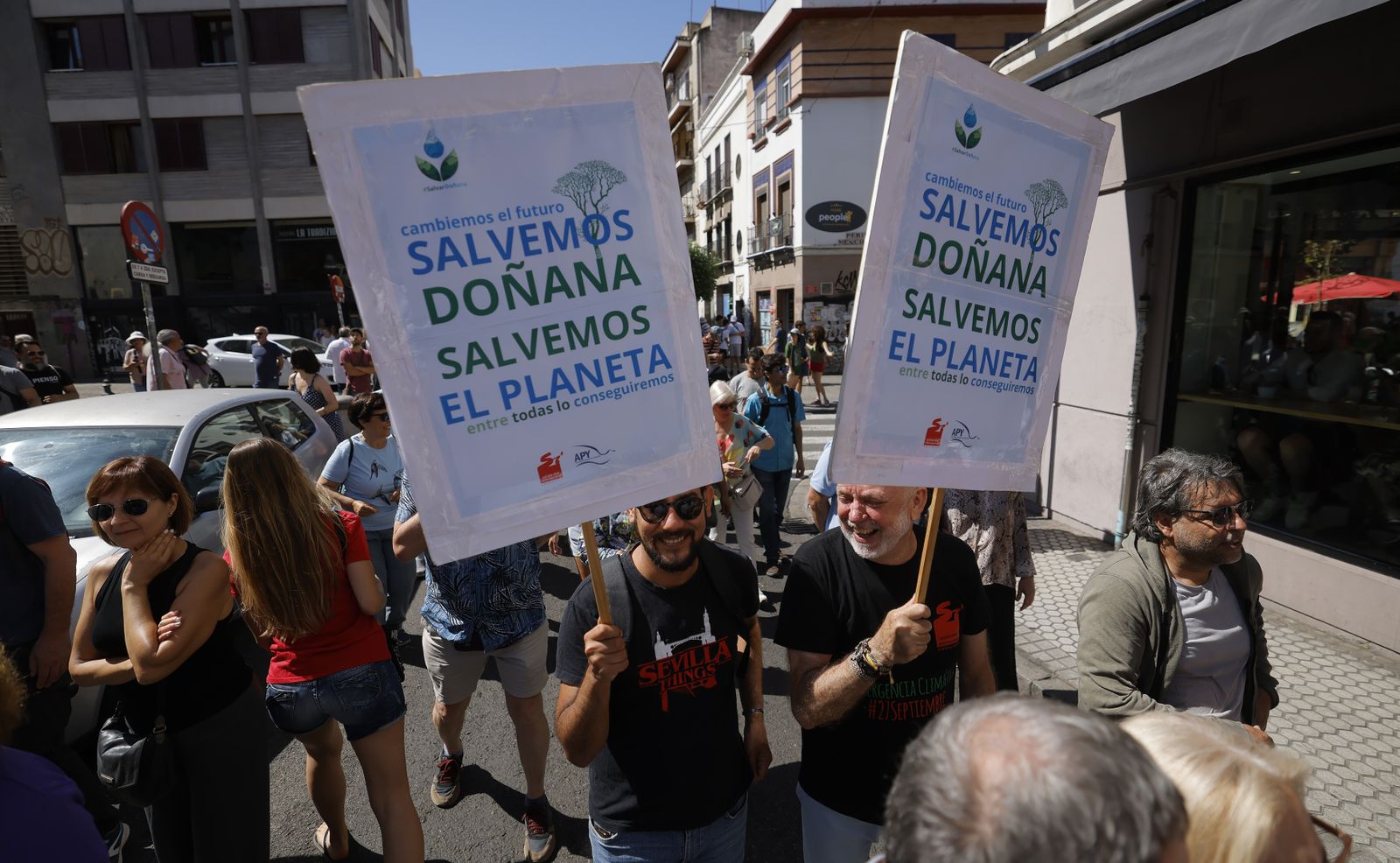 Las fotos de la manifestación en defensa de Doñana